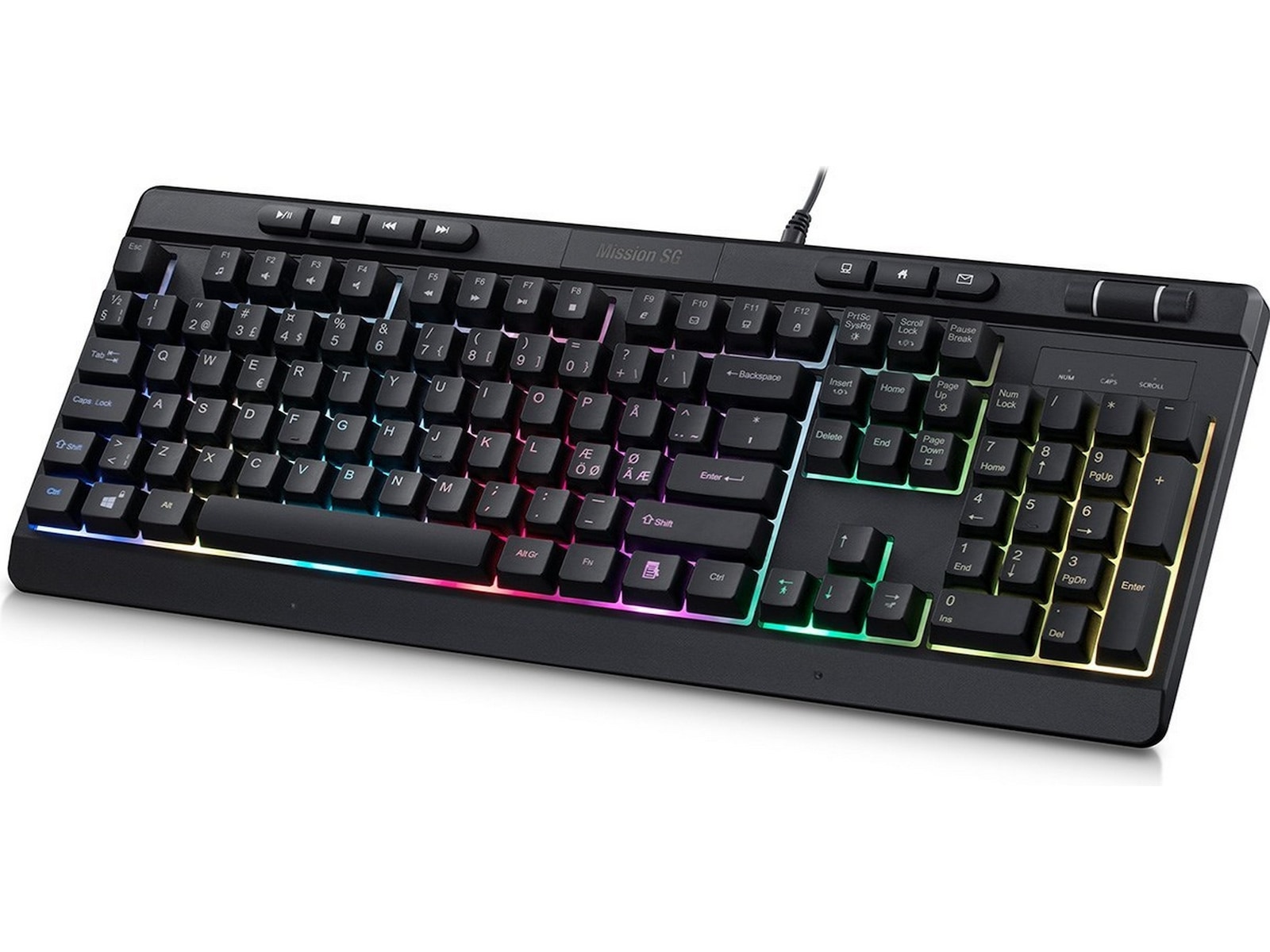 Mission SG GGB 2.3 spelpaket med RGB Gamingheadset