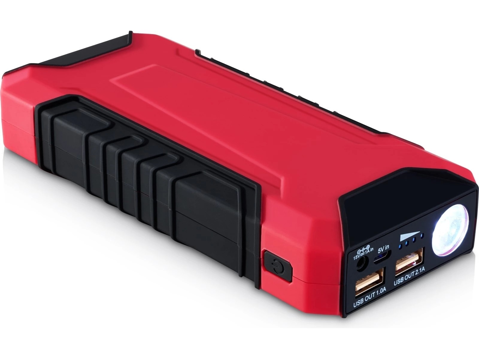 Andersson Powerbank + Jumpstarter 8000 mAh (röd) Powerbank