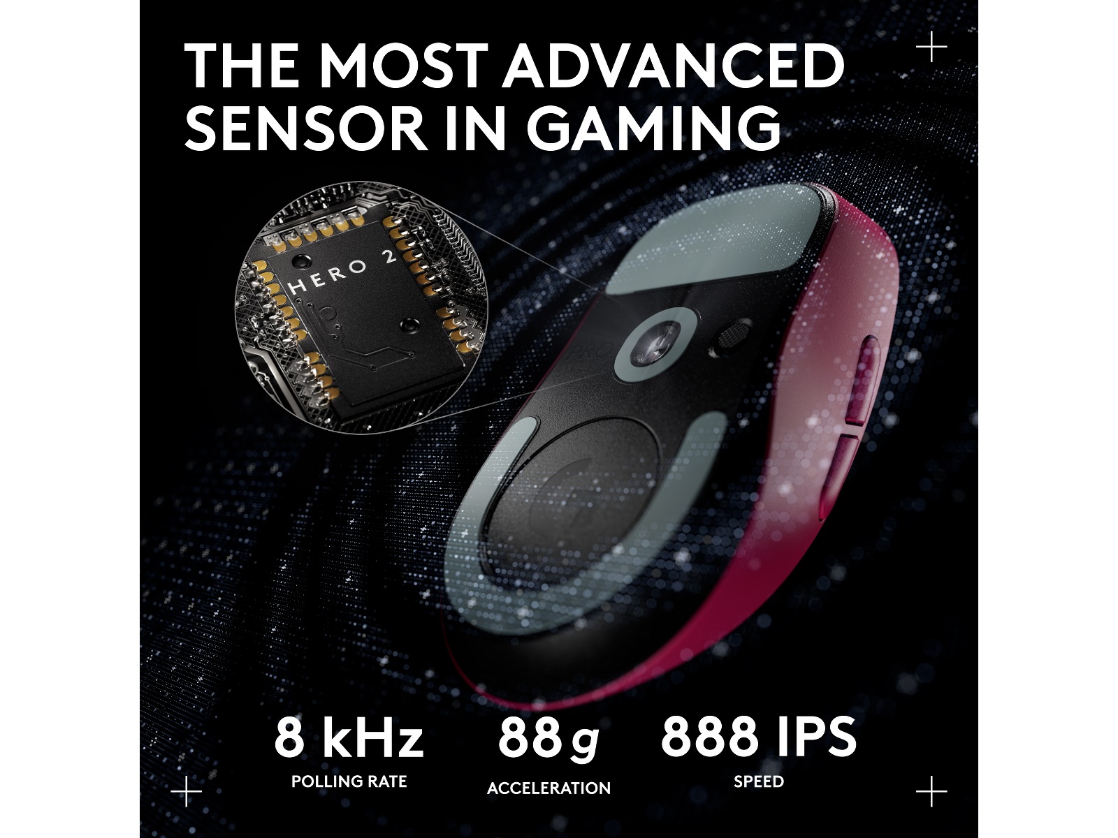 Logitech G Pro X Superlight 2 DEX trådlös gamingmus (rosa) Gamingmus