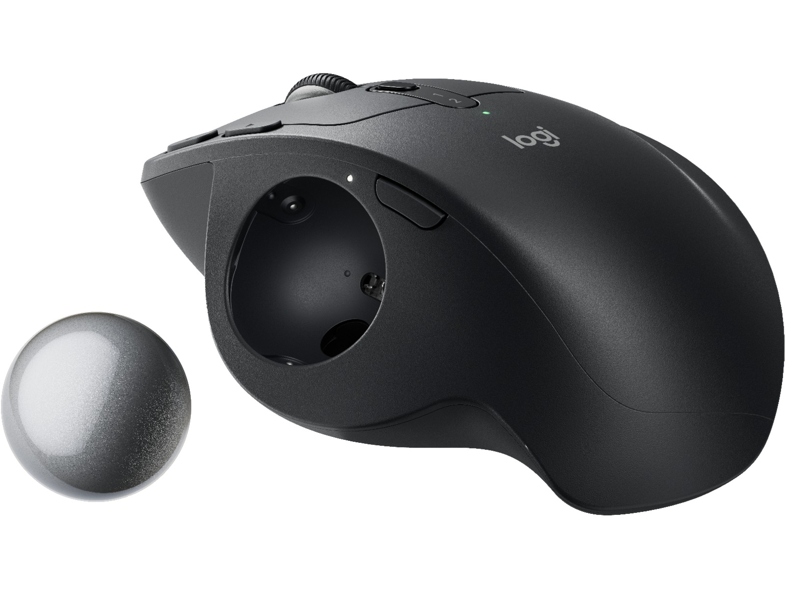 Logitech MX Ergo S Advanced Trådlösmus Trackball (graphite) Ergonomi