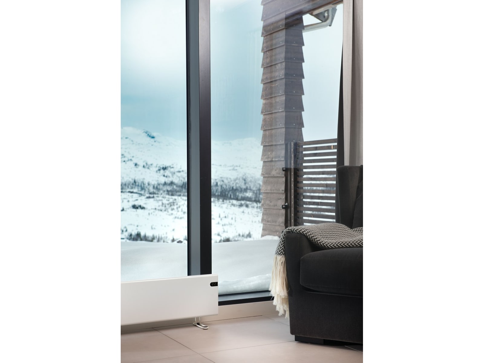 Adax Neo Basic Panelelement Low 1000W (vit) Panelelement