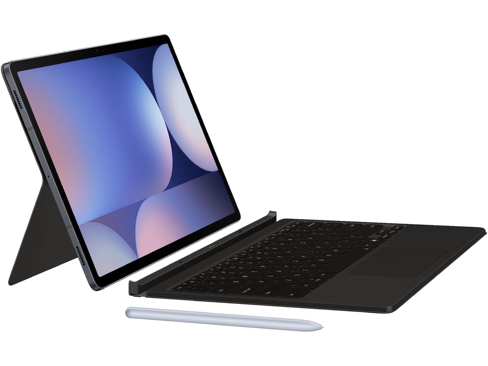Samsung Galaxy Tab S10+ / S9+ / S9 FE+ tangentbordfodral (svart) Skydd