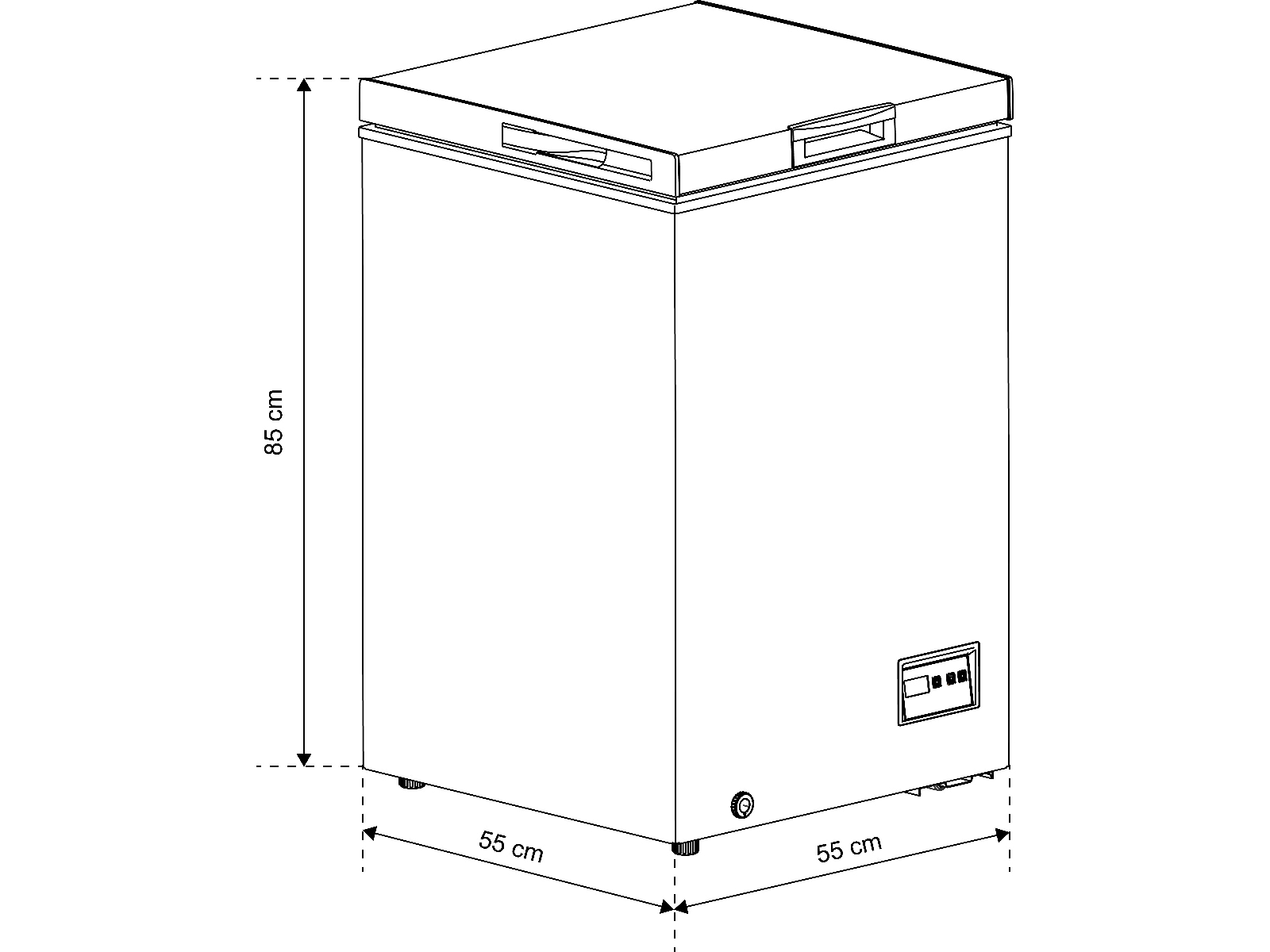 Avant CFZ98WH1 frysbox (vit) Frysbox