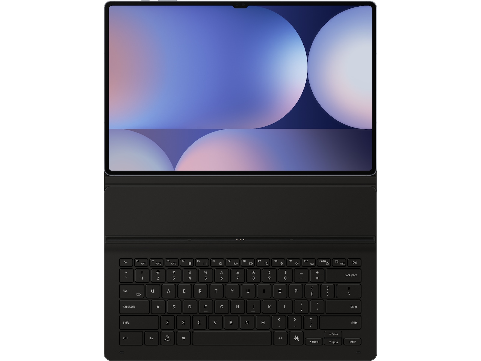 Samsung Galaxy Tab S10 Ultra / S9 Ultra Slim tangentbordsfodral (svart) Skydd