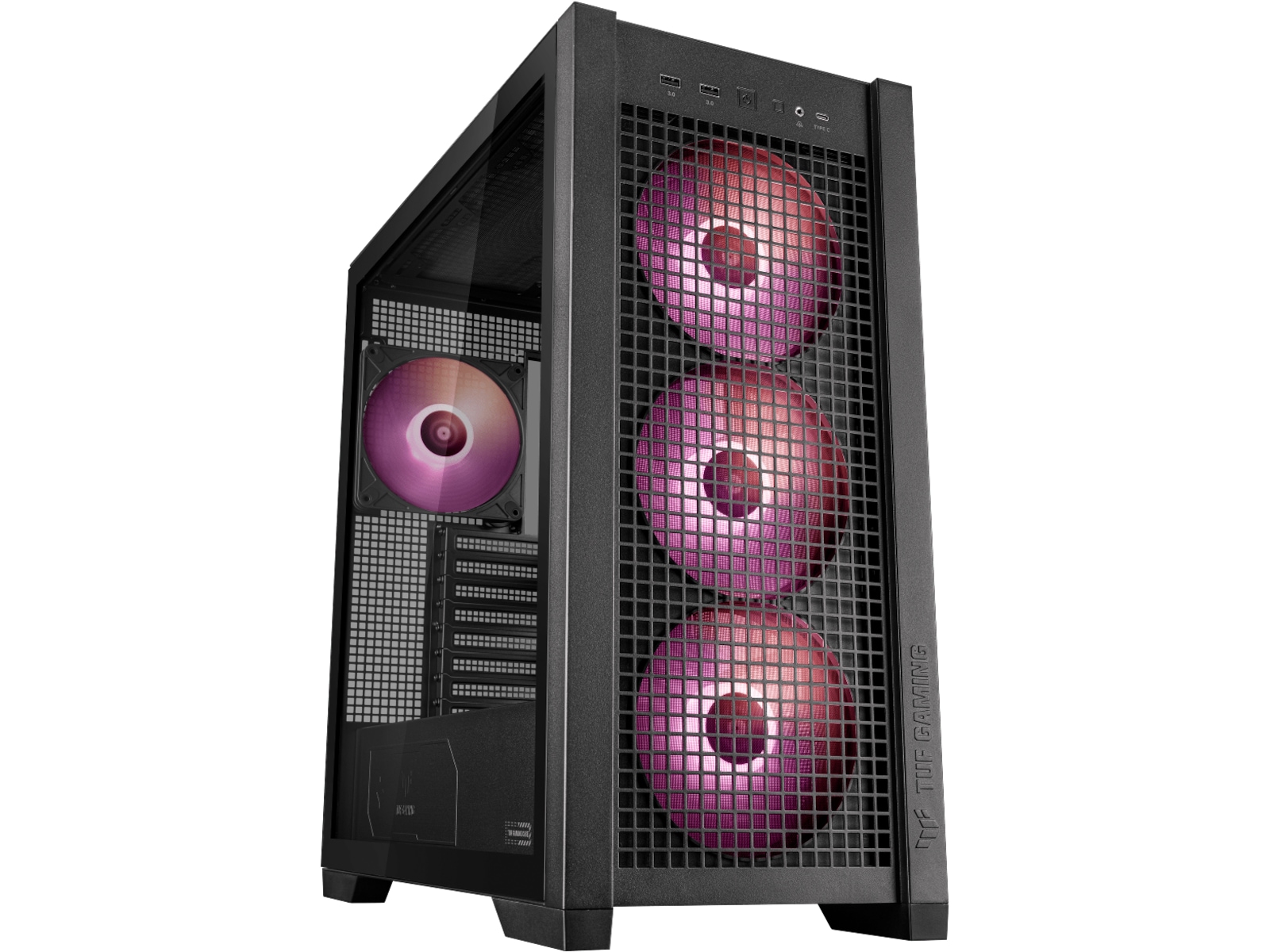 Asus TUF GAMING GT302 TG ARGB Mid Tower (svart) Midi tower