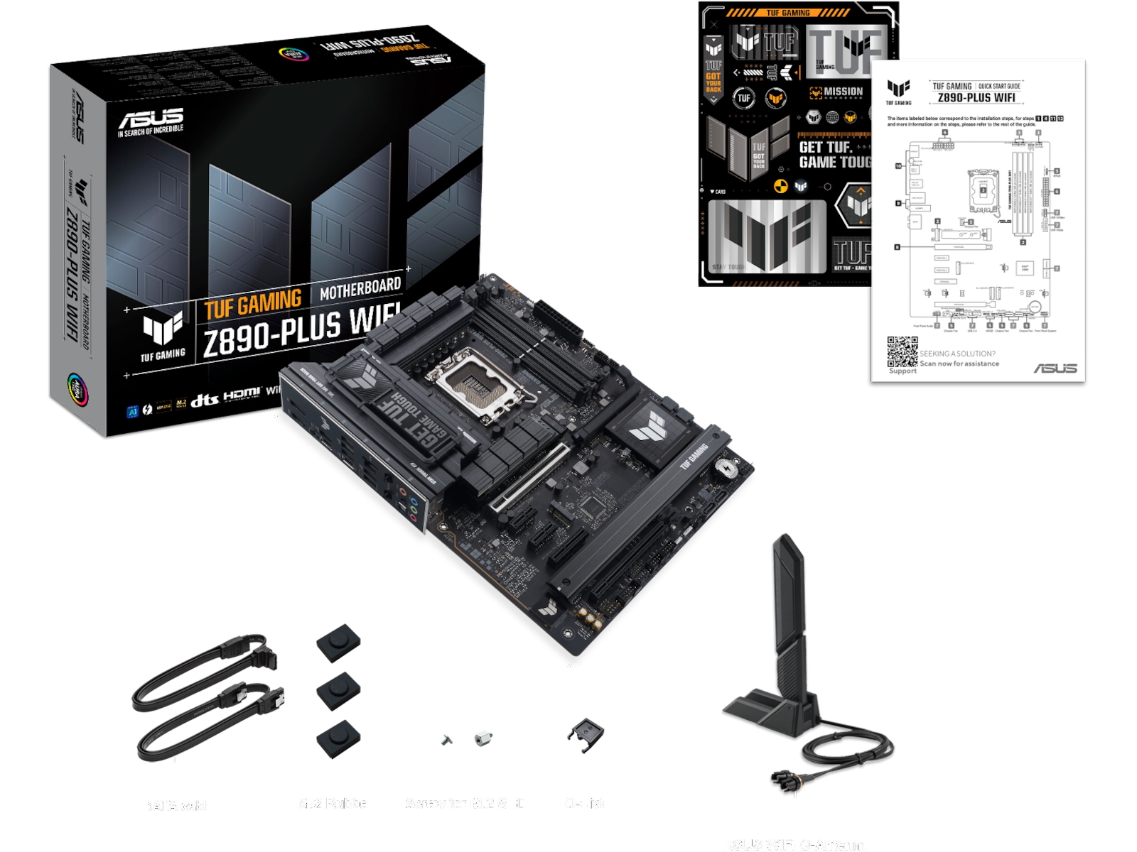 Asus TUF Gaming Z890-PLUS WIFI Moderkort Intel Socket