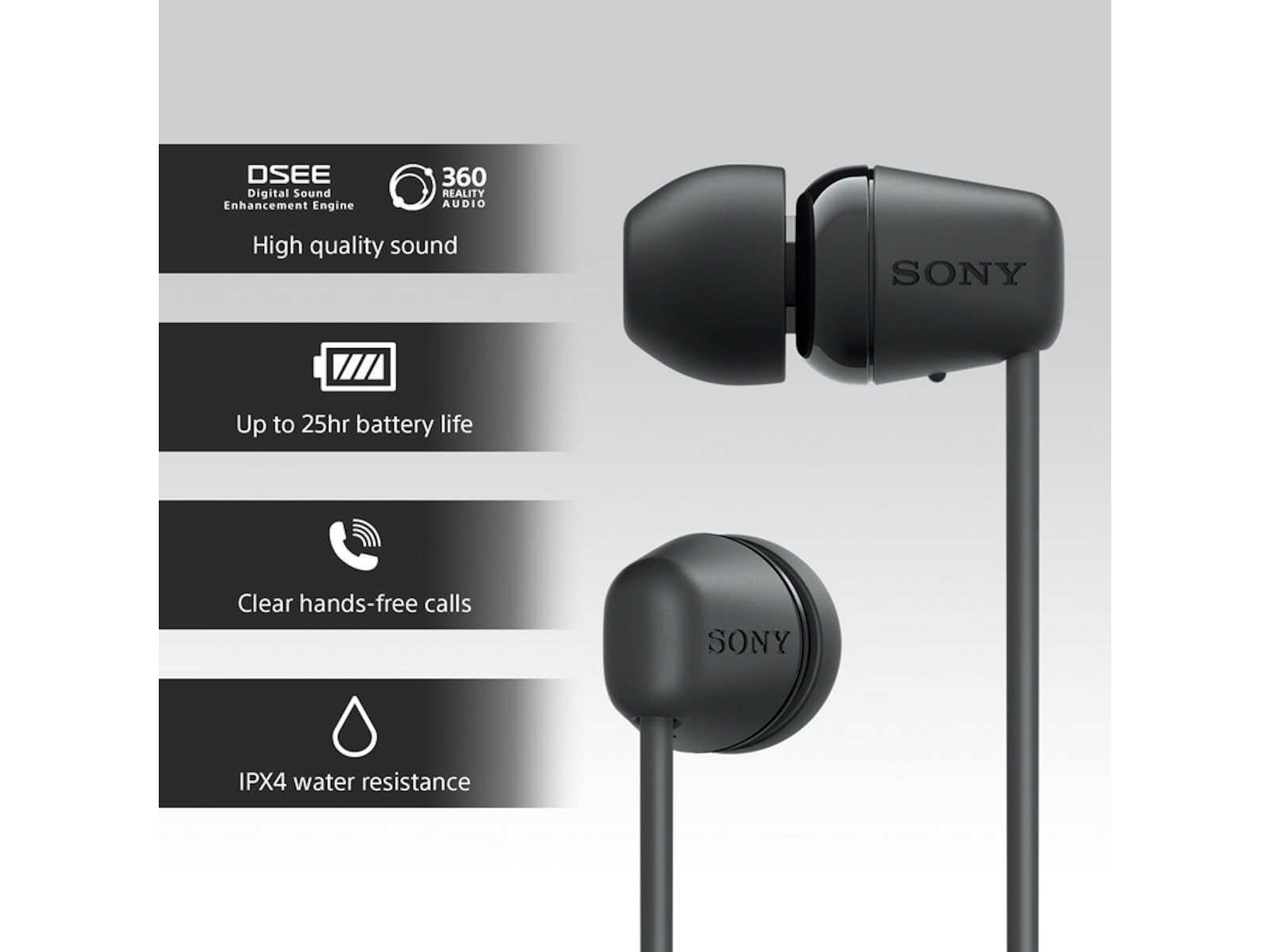 Sony WH-1000XM5 Trådlös hörlurar, Over-Ear (svart) Hörlurar