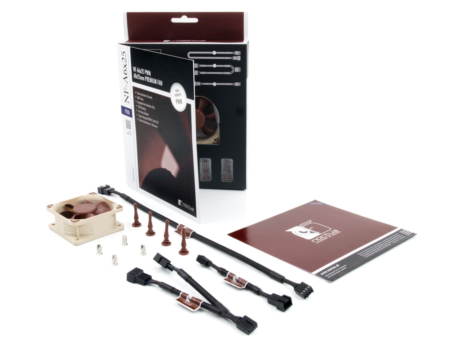 Noctua NF-A6x25 PWM Fläkt Fläkt