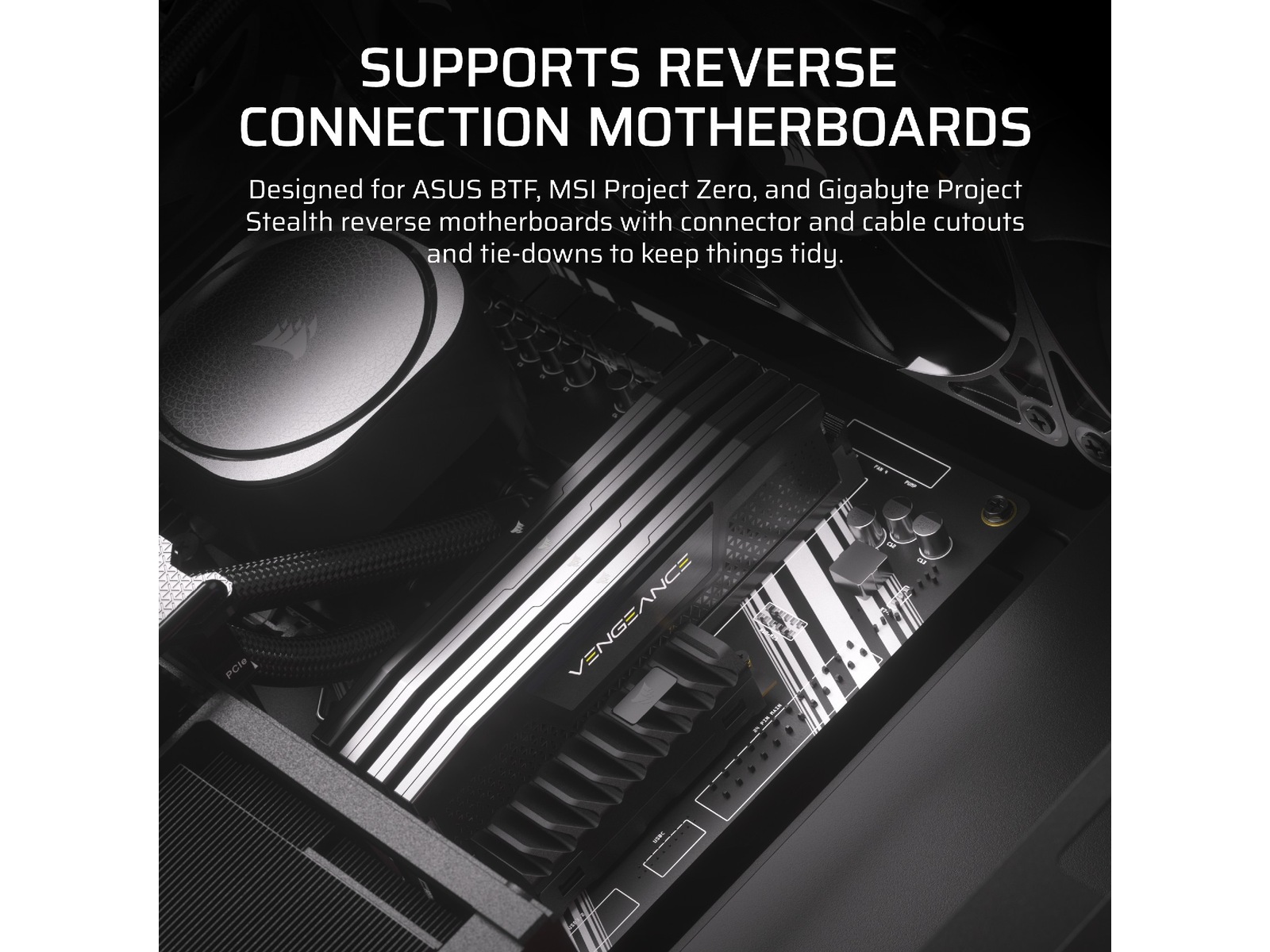 Corsair FRAME 4000D ARGB Mid-Tower (svart) Midi tower