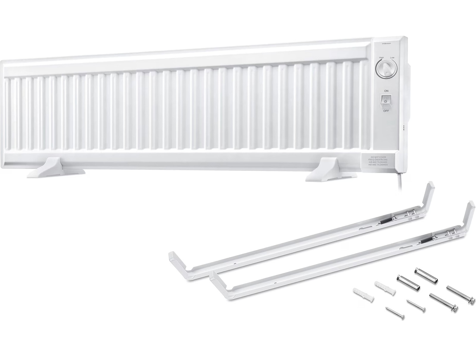 Andersson WLH 2.6 Oljevärmare 600W med steglös termostat Panelelement