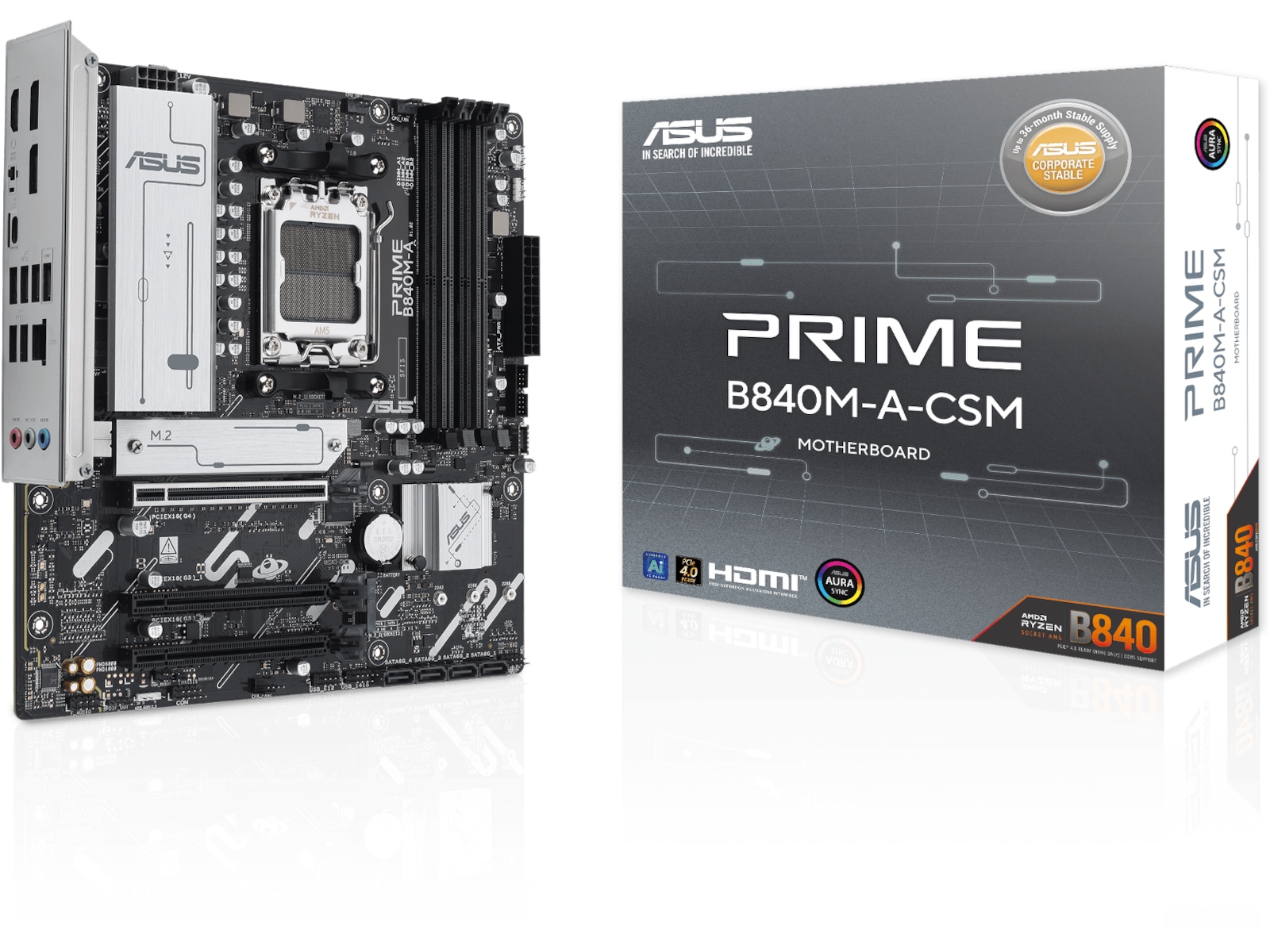 ASUS PRIME B840M-A-CSM Moderkort AMD Socket