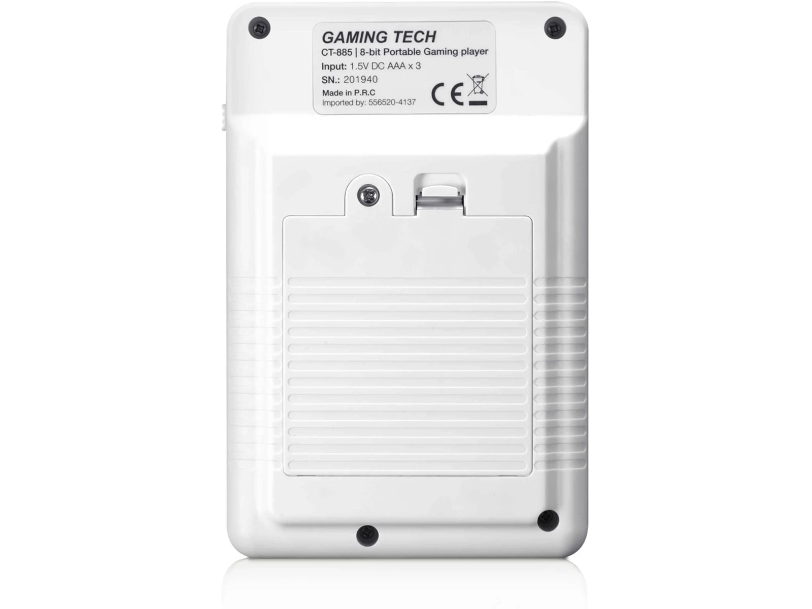 Gaming Tech CT-885 8-bit portabel spelkonsol (vit) Konsoler