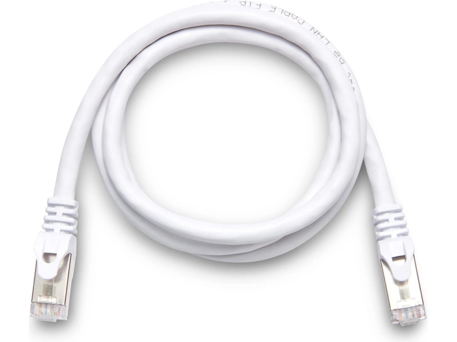 Nätverkskabel CAT6e 1m (vit) Nätverkskablar