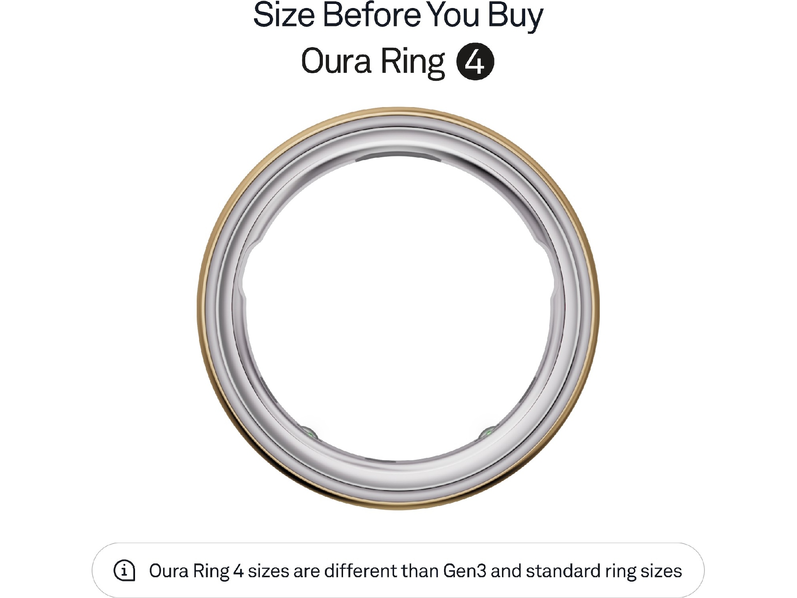 Oura Ring 4 Smart Ring str. 14 (guld) Smart ring