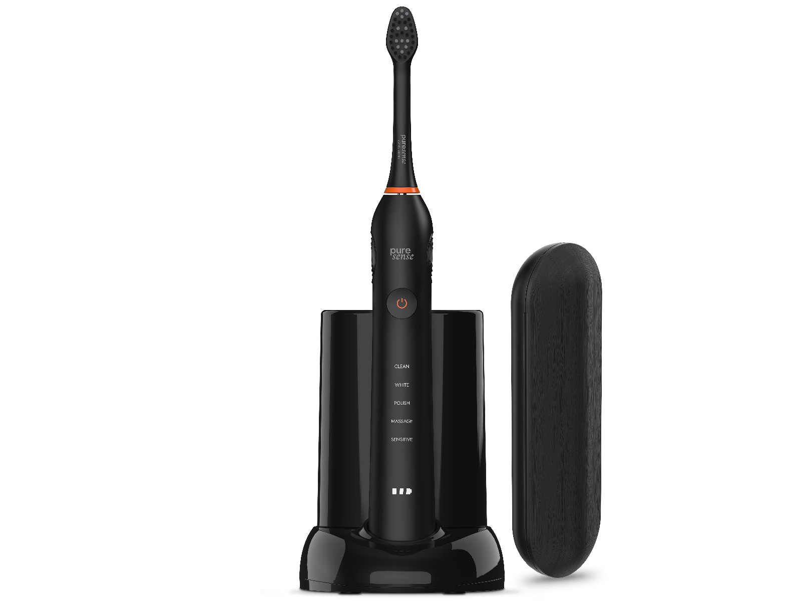 Puresense Dental C Sonic Enhanced Bundle (svart) Eltandborste