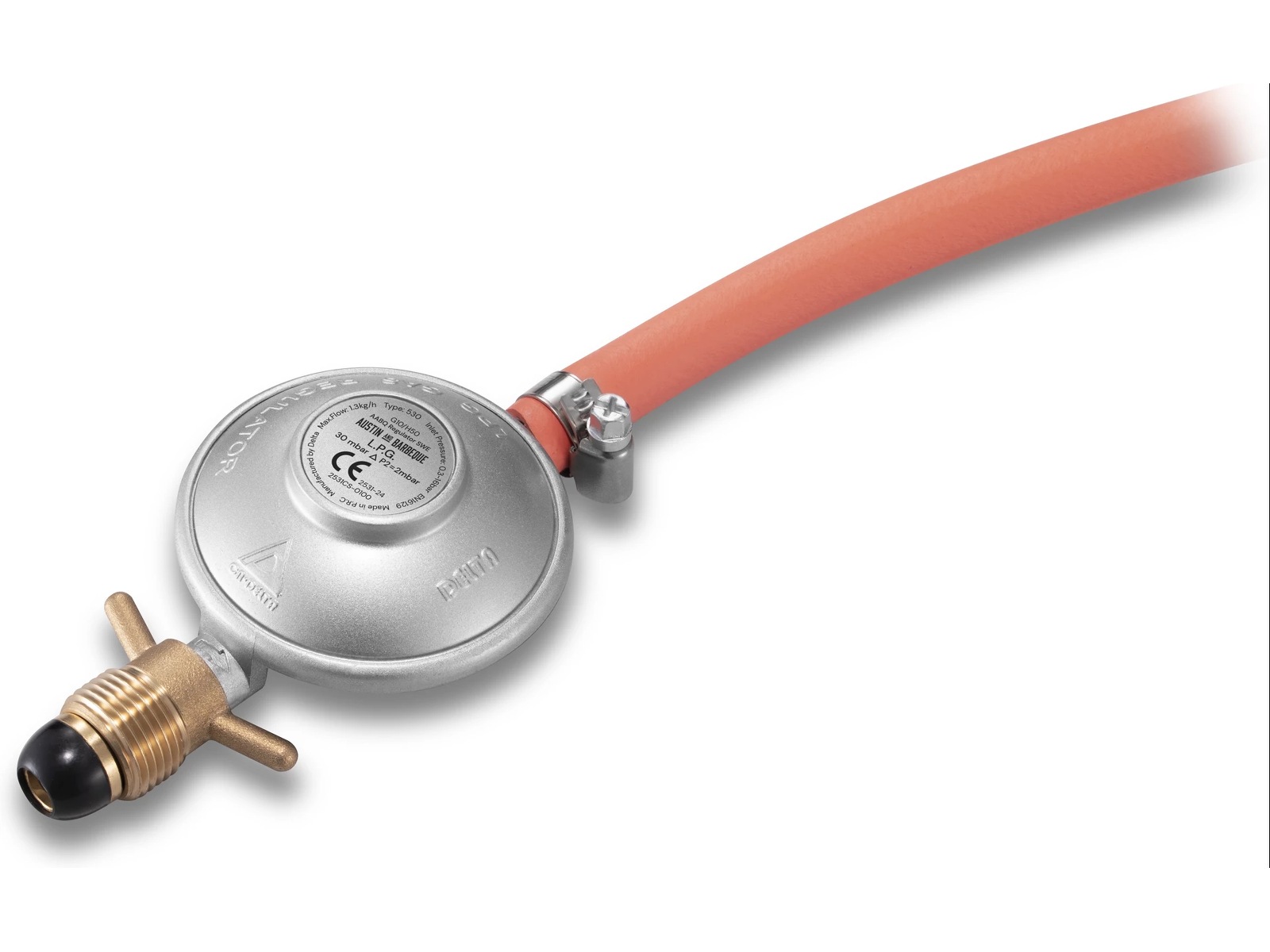 Austin and Barbeque Regulator Slang & regulator till gasolgrillar Tillbehör till pizzaugnar