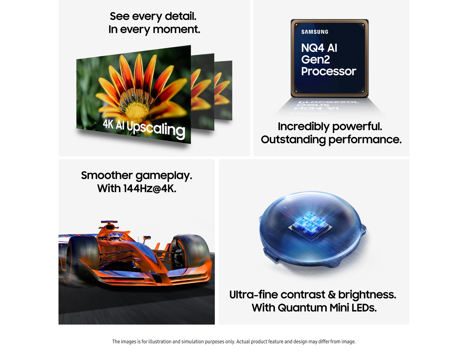 Samsung 50" QN80F Neo QLED 4K Mini LED Smart TV (2025) 50 - 59 tums TV