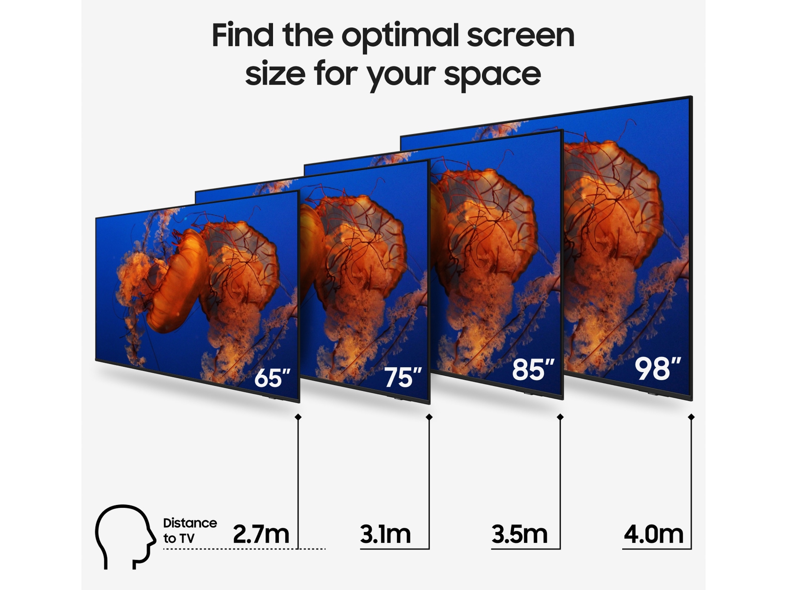 Samsung 65" U7005F UHD 4K Smart TV (2025) 60 - 69 tums TV