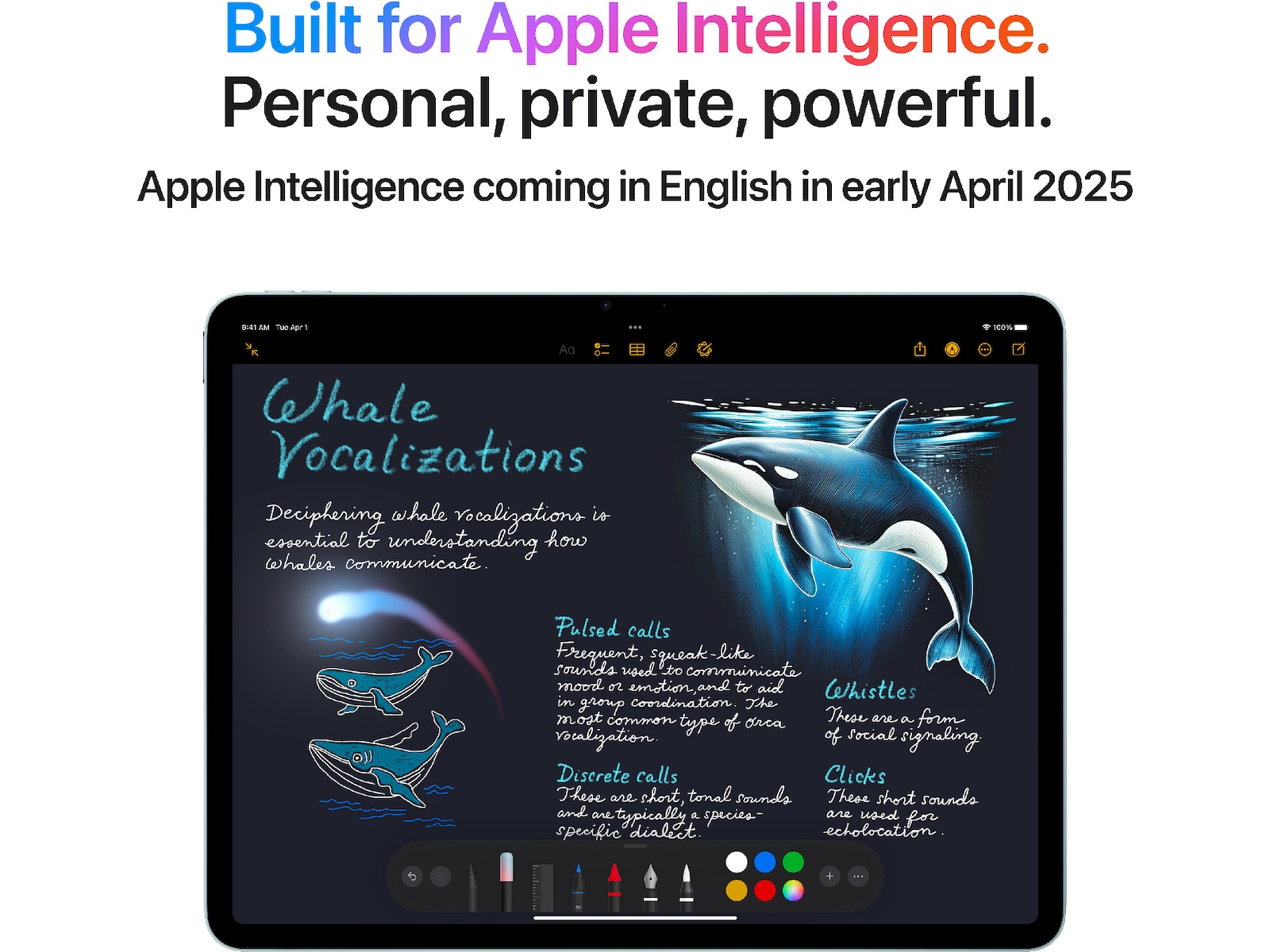 iPad Air 13" (2025) 128GB 5G (blå) Surfplattor