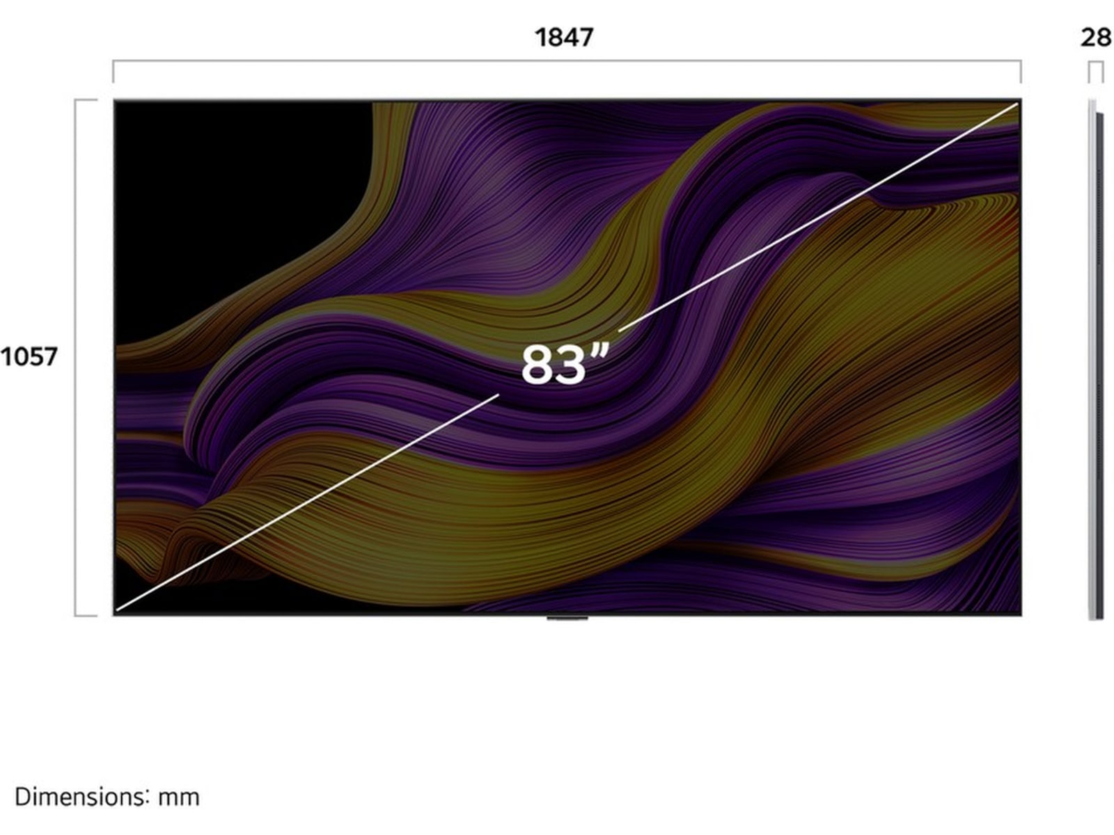 LG 83" G5 AI 4K OLED Smart TV (2025) Över 80 tums TV