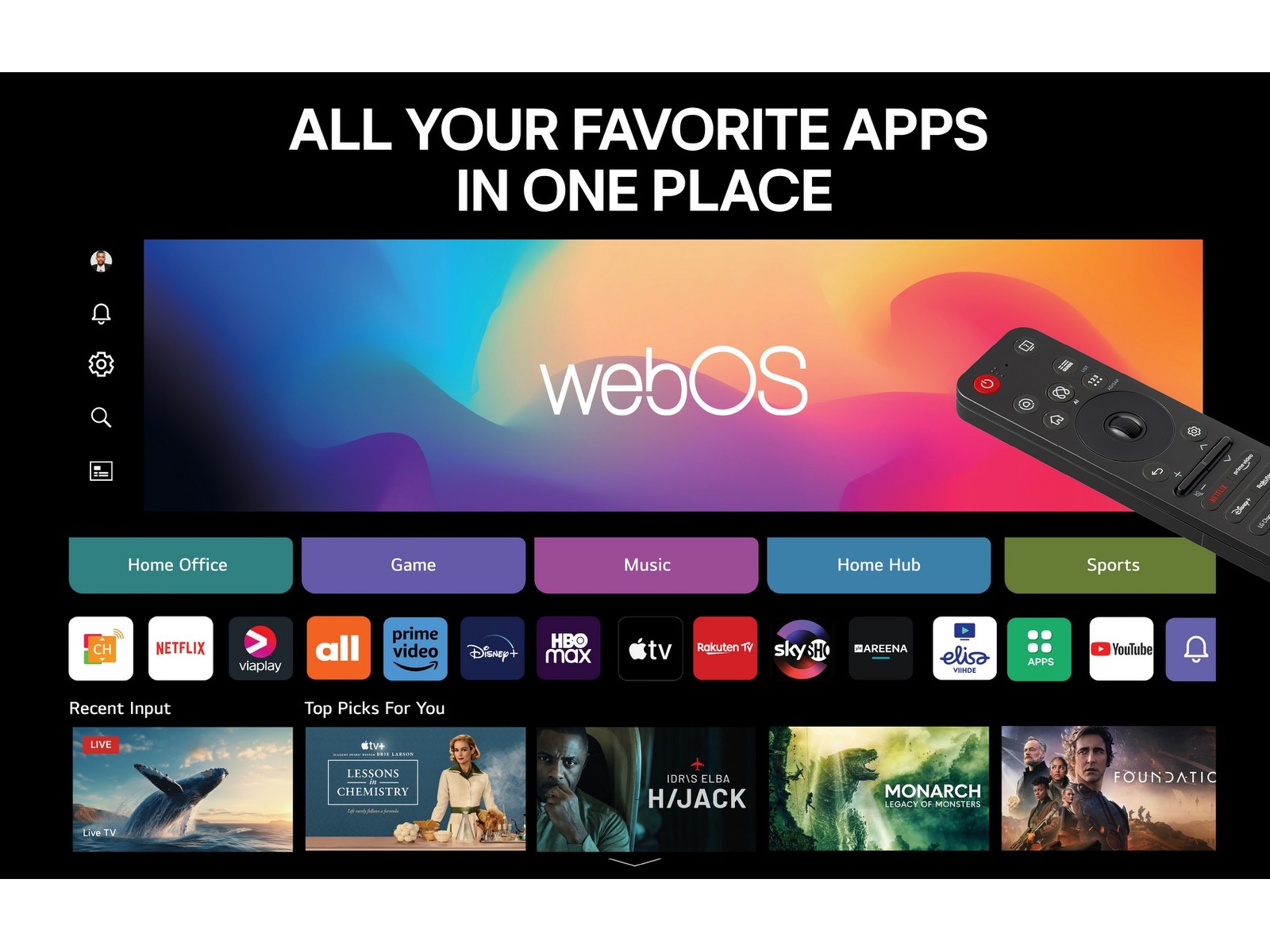 LG 83" G5 AI 4K OLED Smart TV (2025) Över 80 tums TV