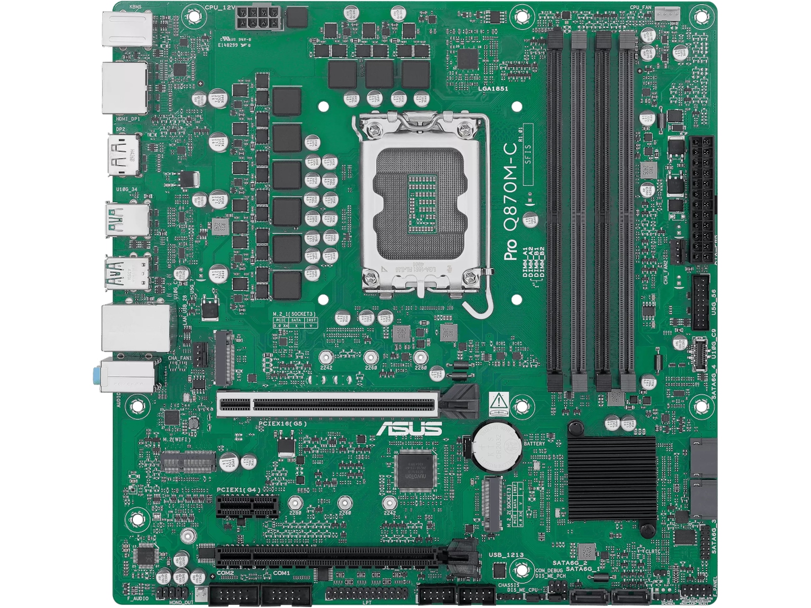 ASUS Pro Q870M-C-CSM Moderkort Intel Socket