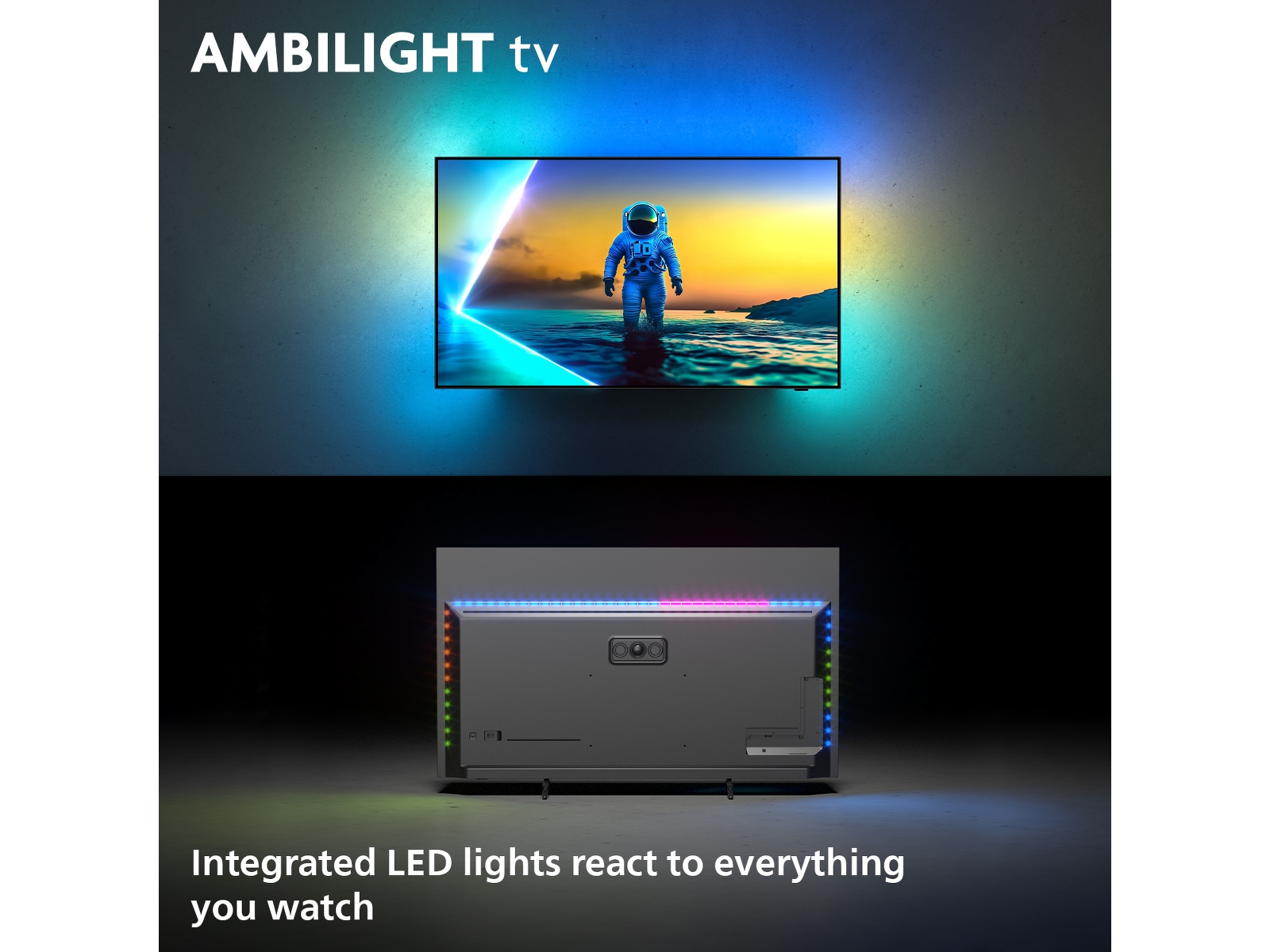 Philips 77" OLED810/12 OLED Smart Ambilight AI TV (2025) 70 - 79 tums TV