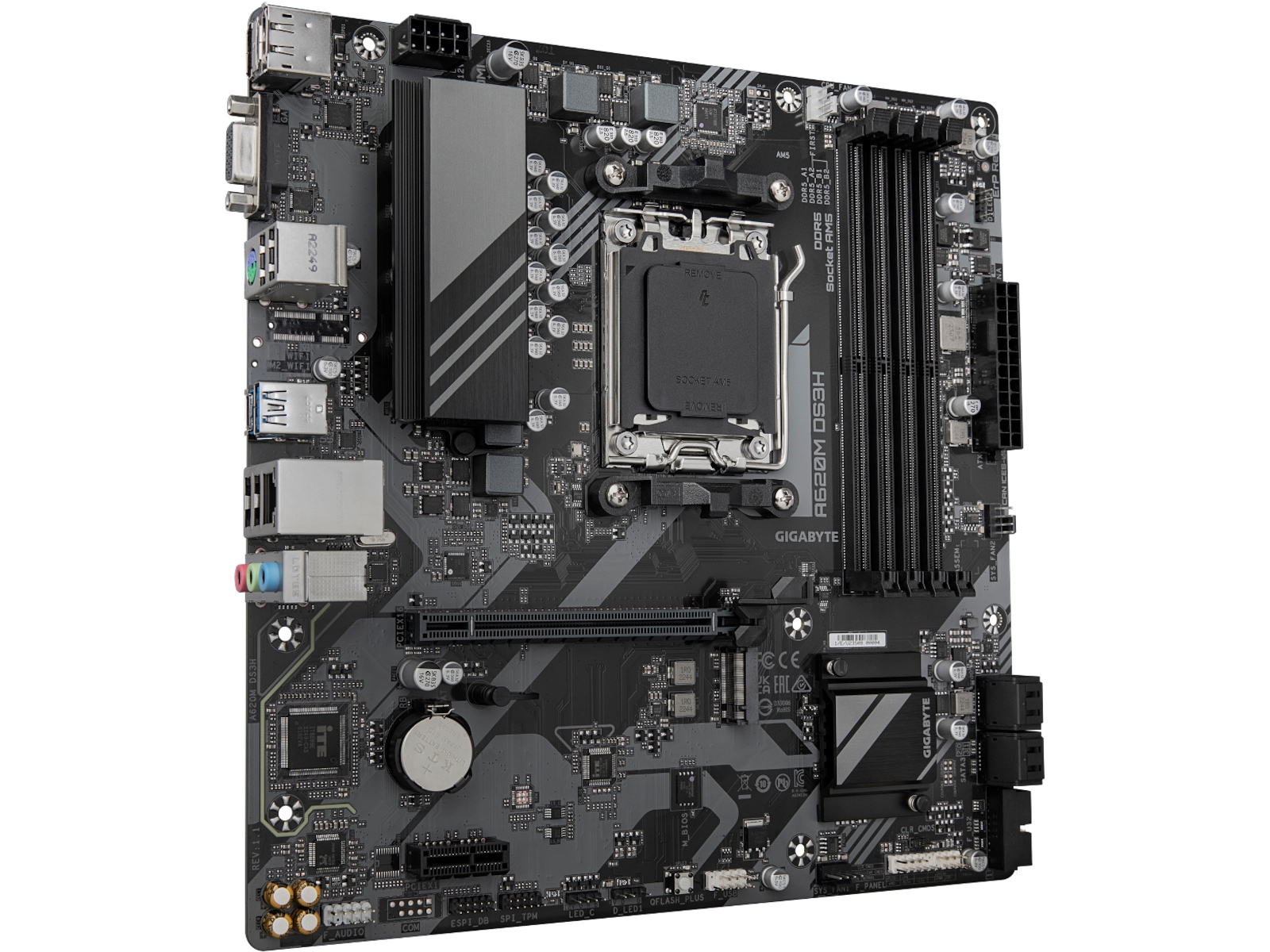 Gigabyte A620M DS3H Moderkort AMD Socket