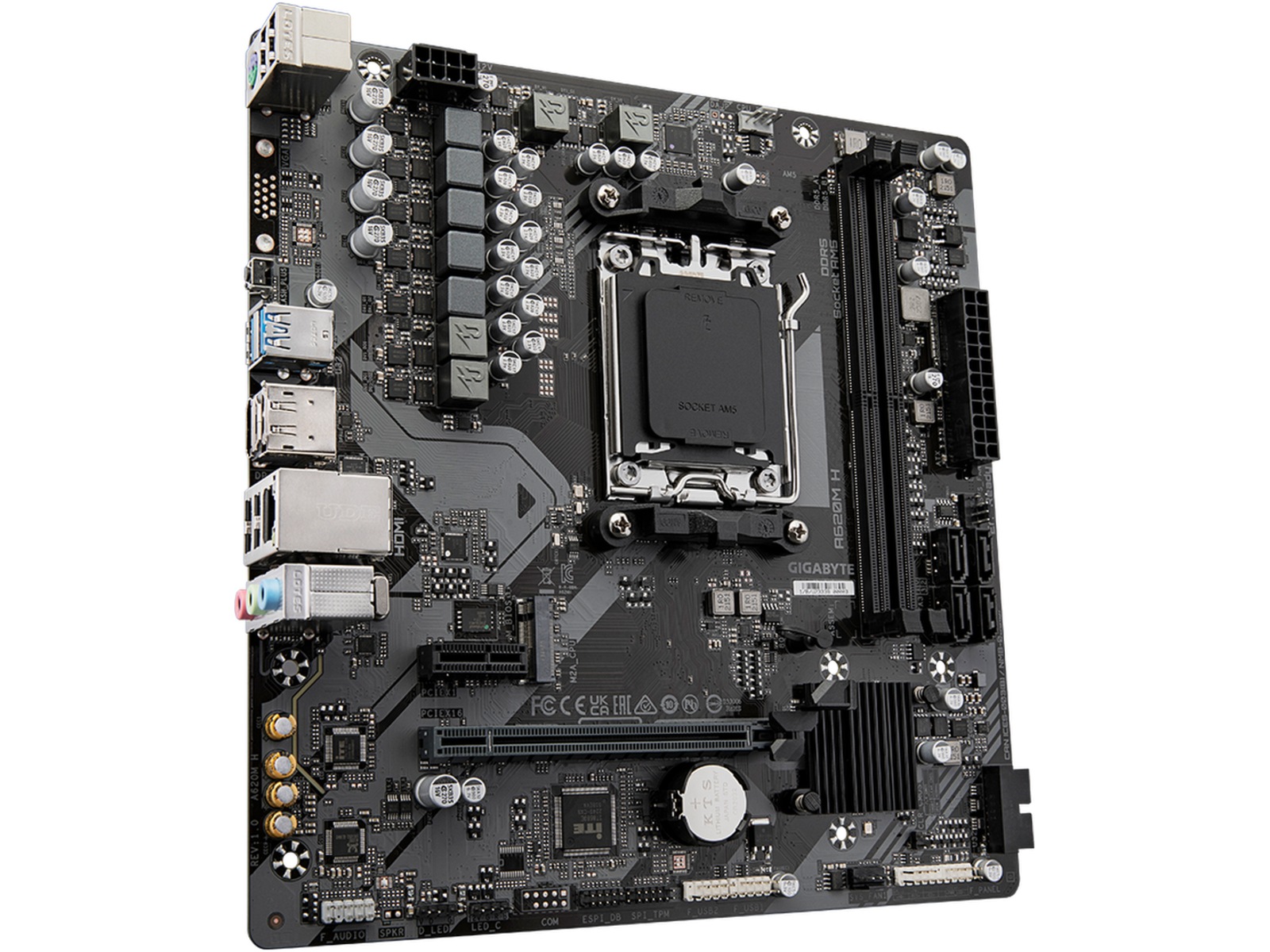 Gigabyte A620M H Moderkort AMD Socket