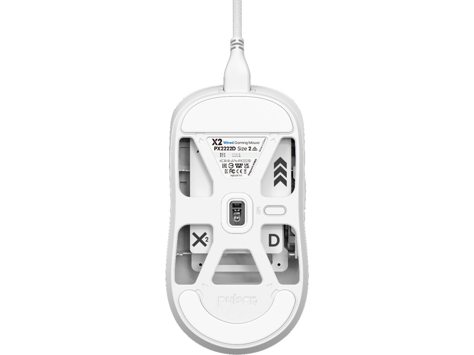 Pulsar X2 Gamingmus (vit) Gamingmus