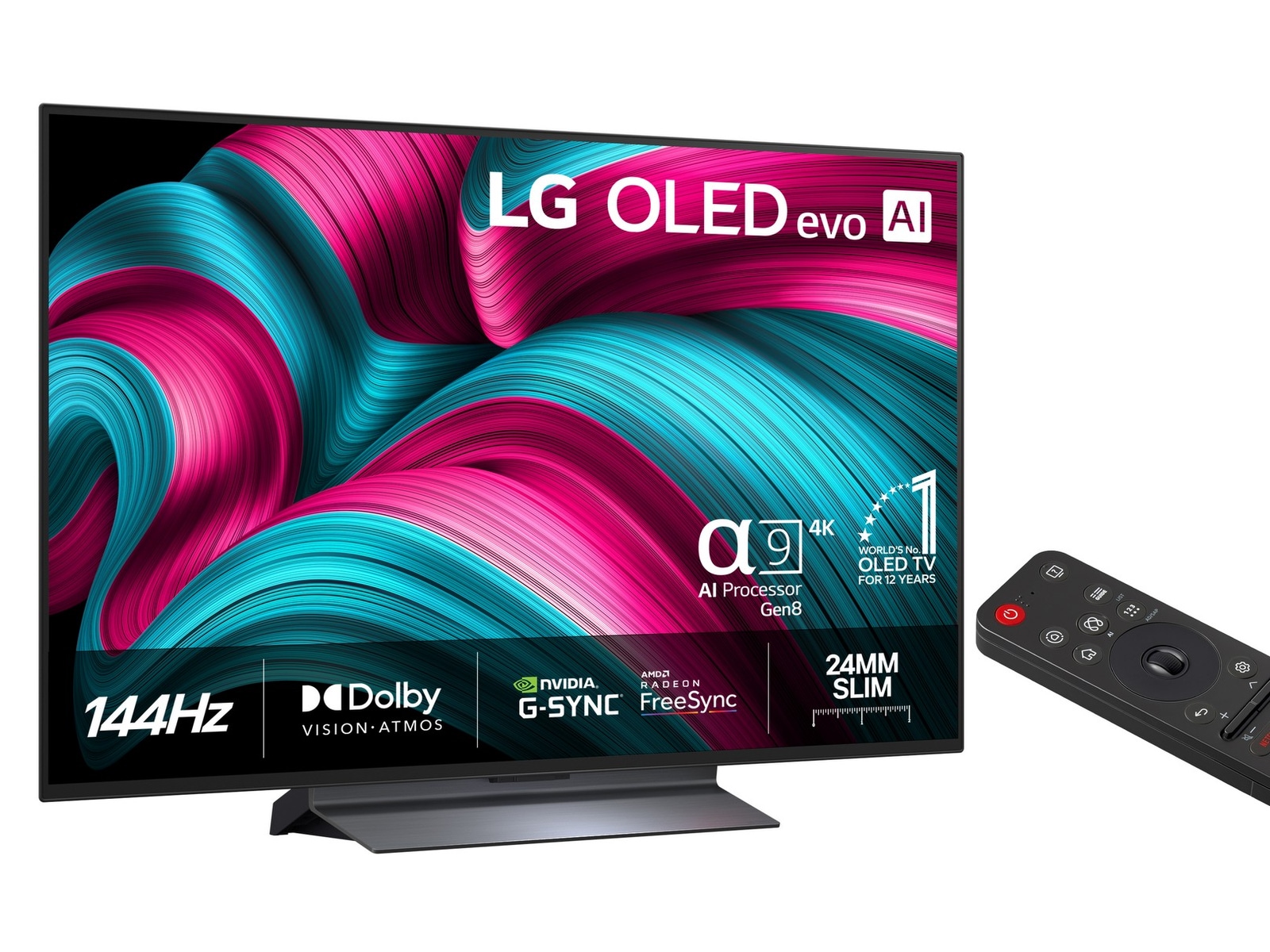 LG 48" C5 AI 4K OLED Smart TV (2025) Bundle 20 - 49 tums TV