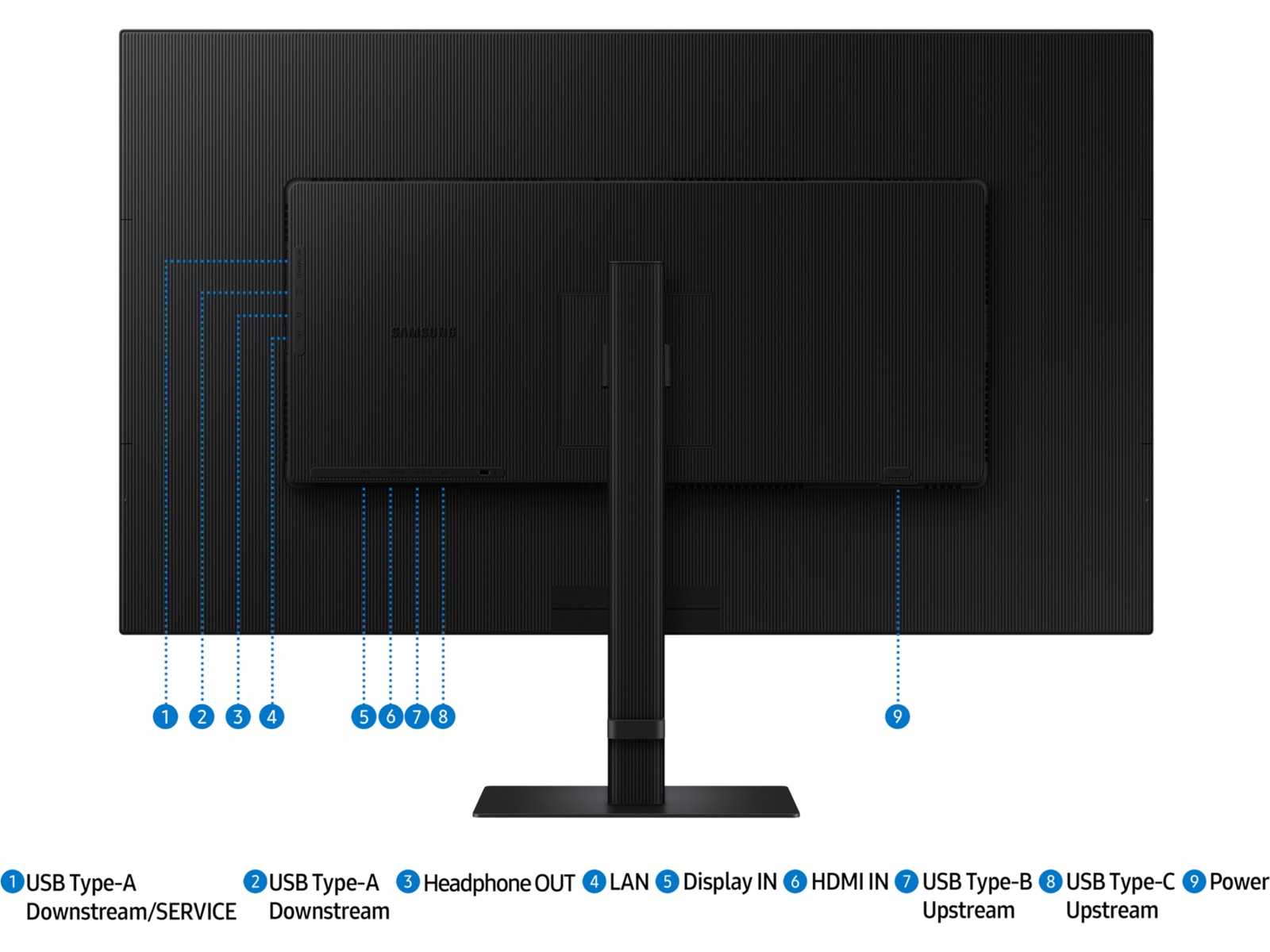 Samsung 37" ViewFinity S8 4K skärm S37D800UA Datorskärm