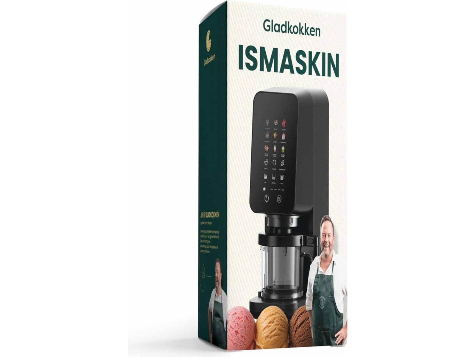 Gladkokken glassmaskin Glassmaskiner