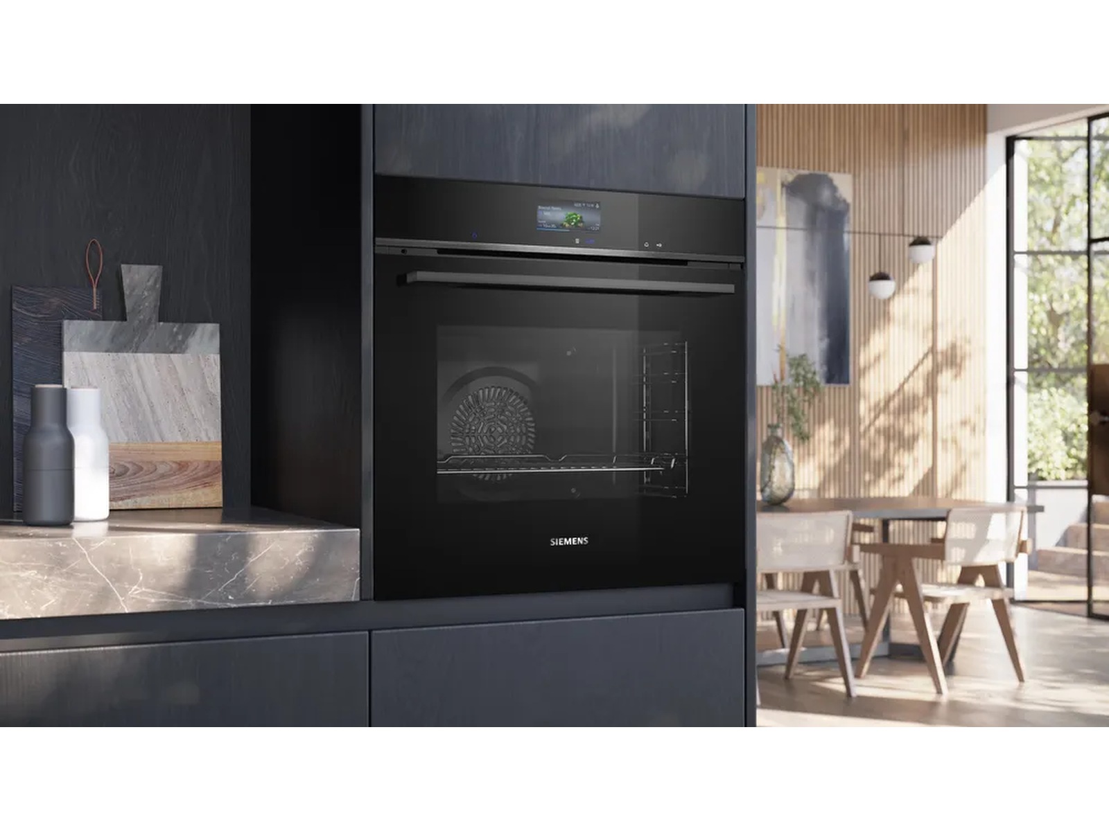Siemens HB776G3B2S iQ700 Inbyggd ugn (svart) Ugn
