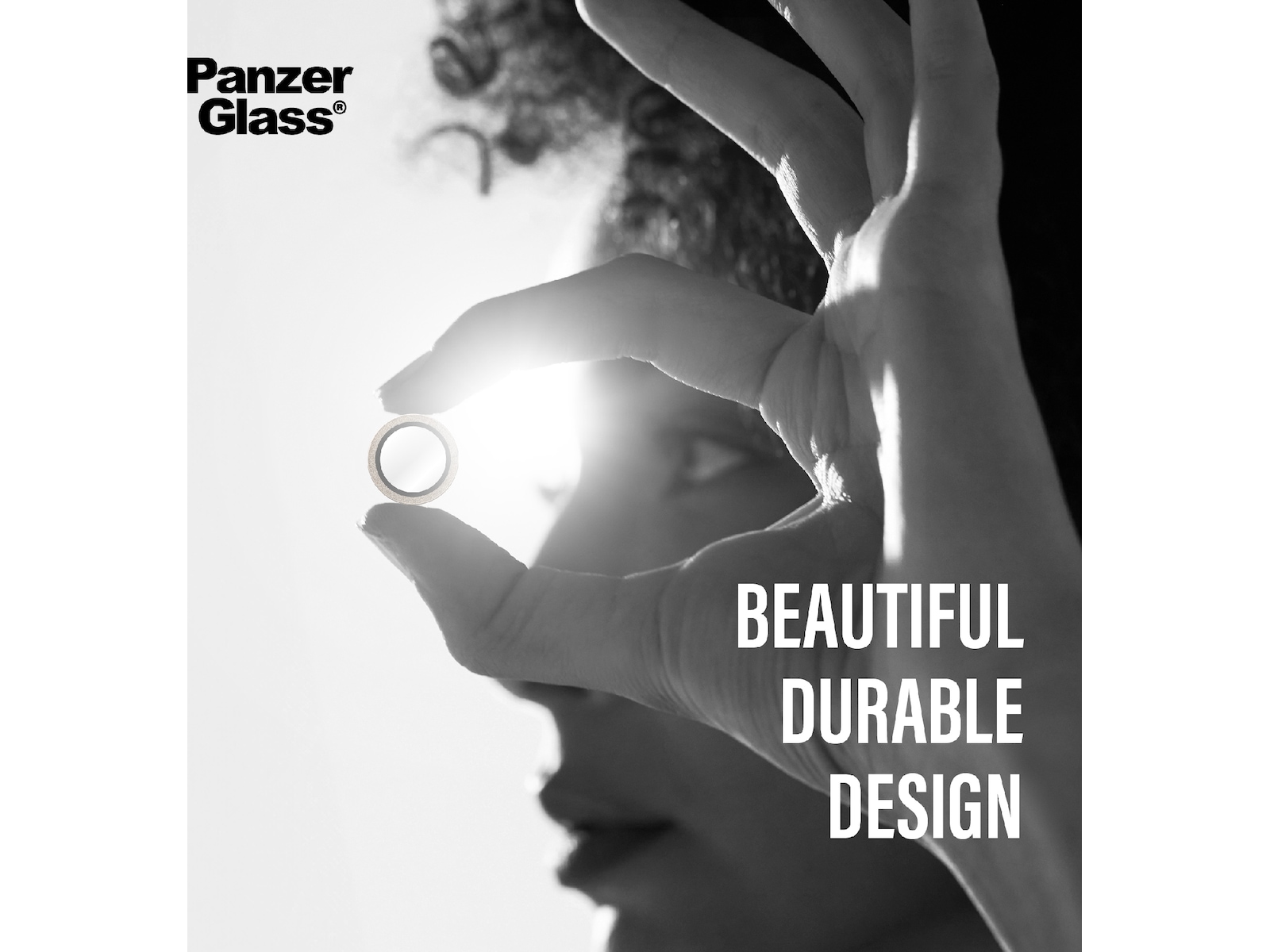 PanzerGlass iPhone 17 Pro / 17 Pro Max / 16 Pro / 16 Pro Max Hoops Linsskydd (glitter gold) Skärmskydd