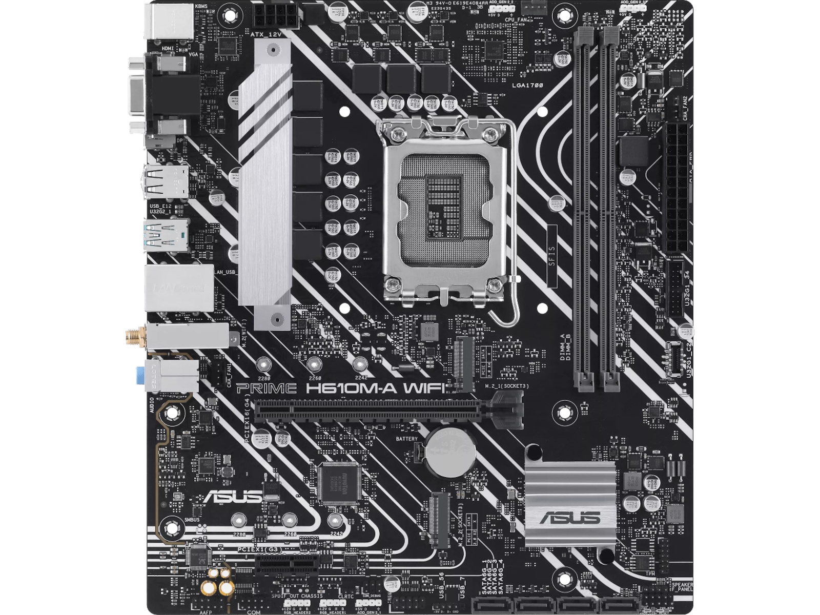 ASUS PRIME H610M-A WIFI Moderkort Intel Socket
