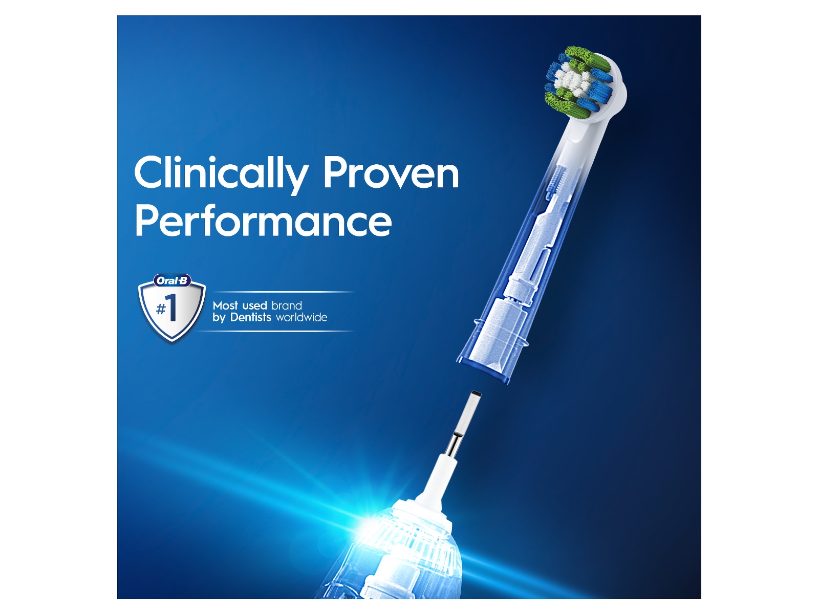 Oral-B Pro Precision Clean tandborsthuvuden (10 st) Tandborsthuvud