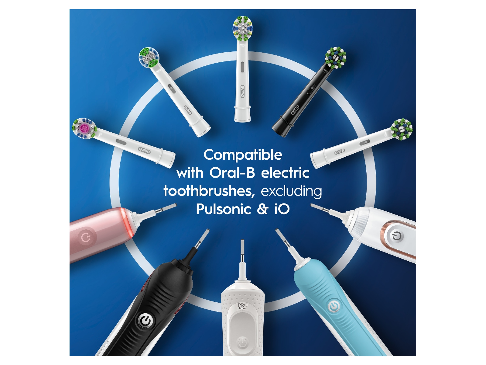 Oral-B Pro Precision Clean tandborsthuvuden (10 st) Tandborsthuvud