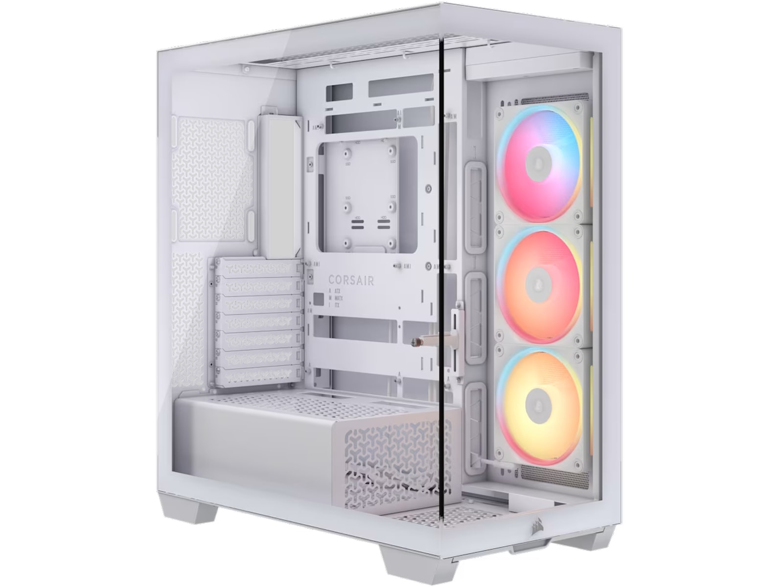 Corsair 3500X LXR LINK Mid Tower (vit) Midi tower