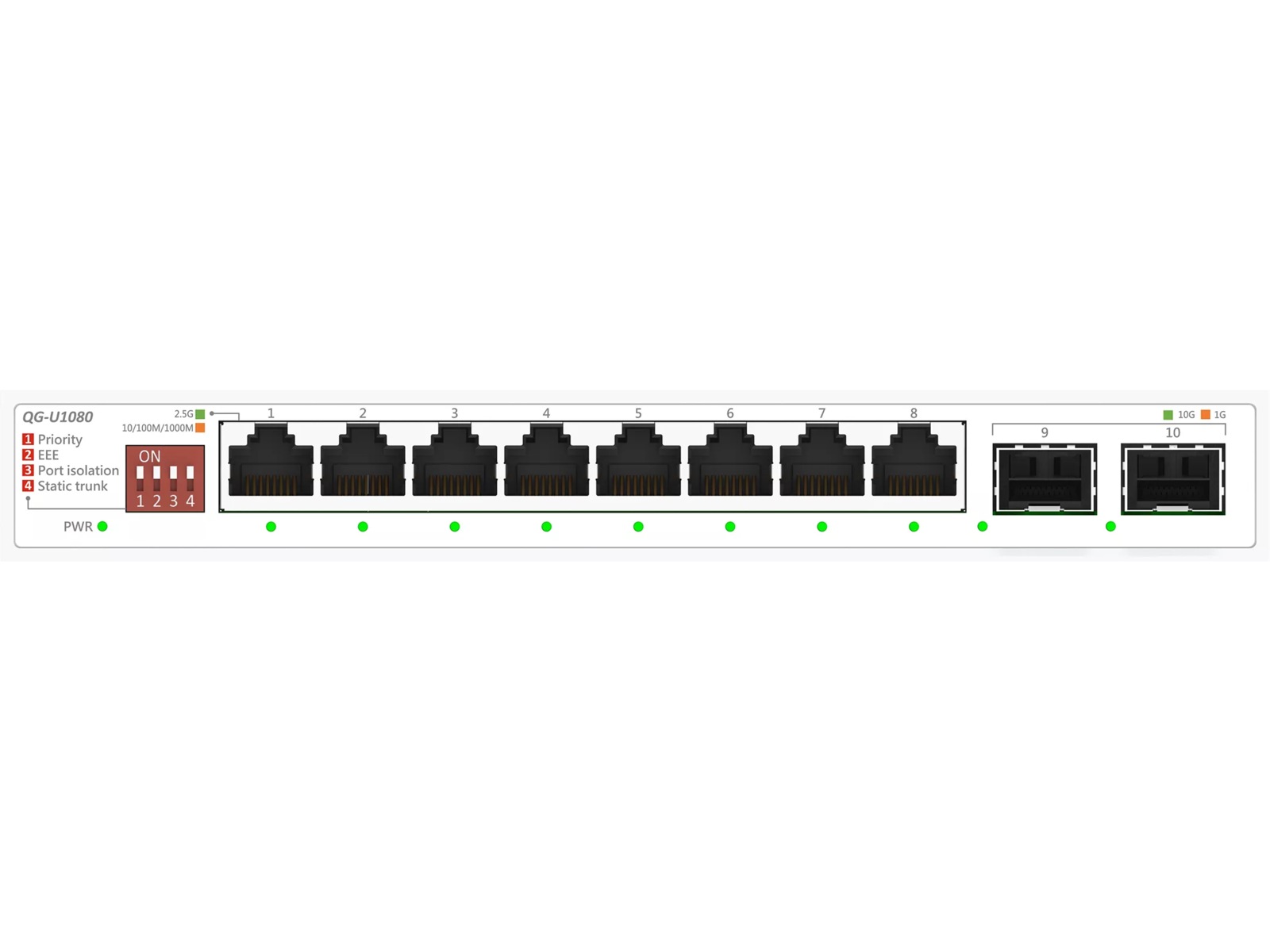 ASUS QG-U1080 switch Switchar