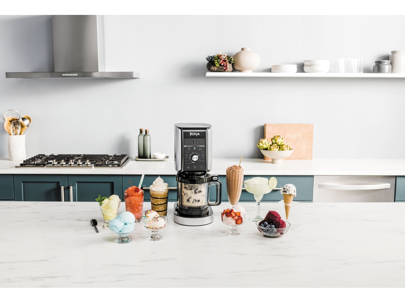 Ninja NC502EU CREAMi Deluxe Glassmaskin Glassmaskiner