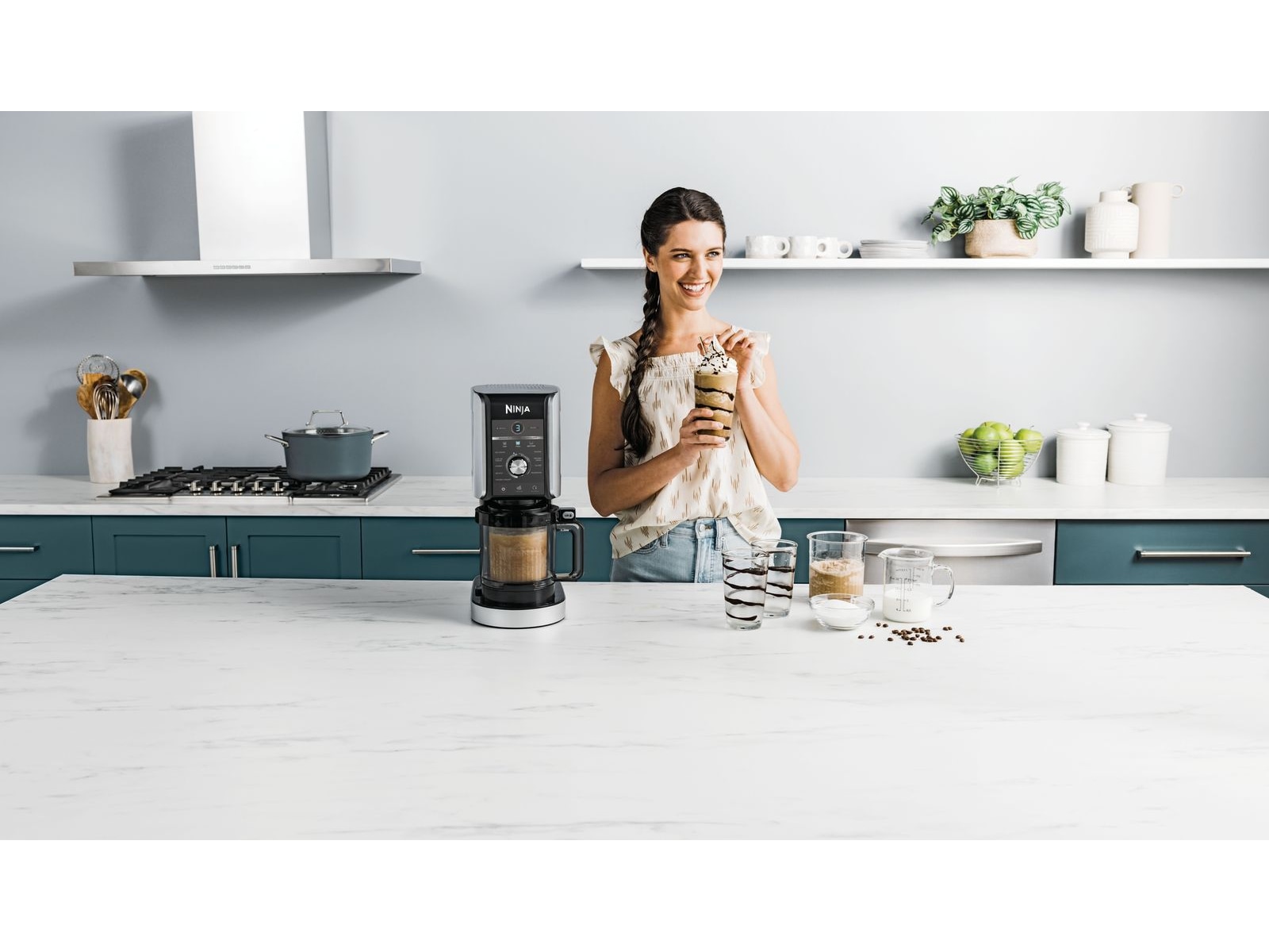 Ninja NC502EU CREAMi Deluxe Glassmaskin Glassmaskiner