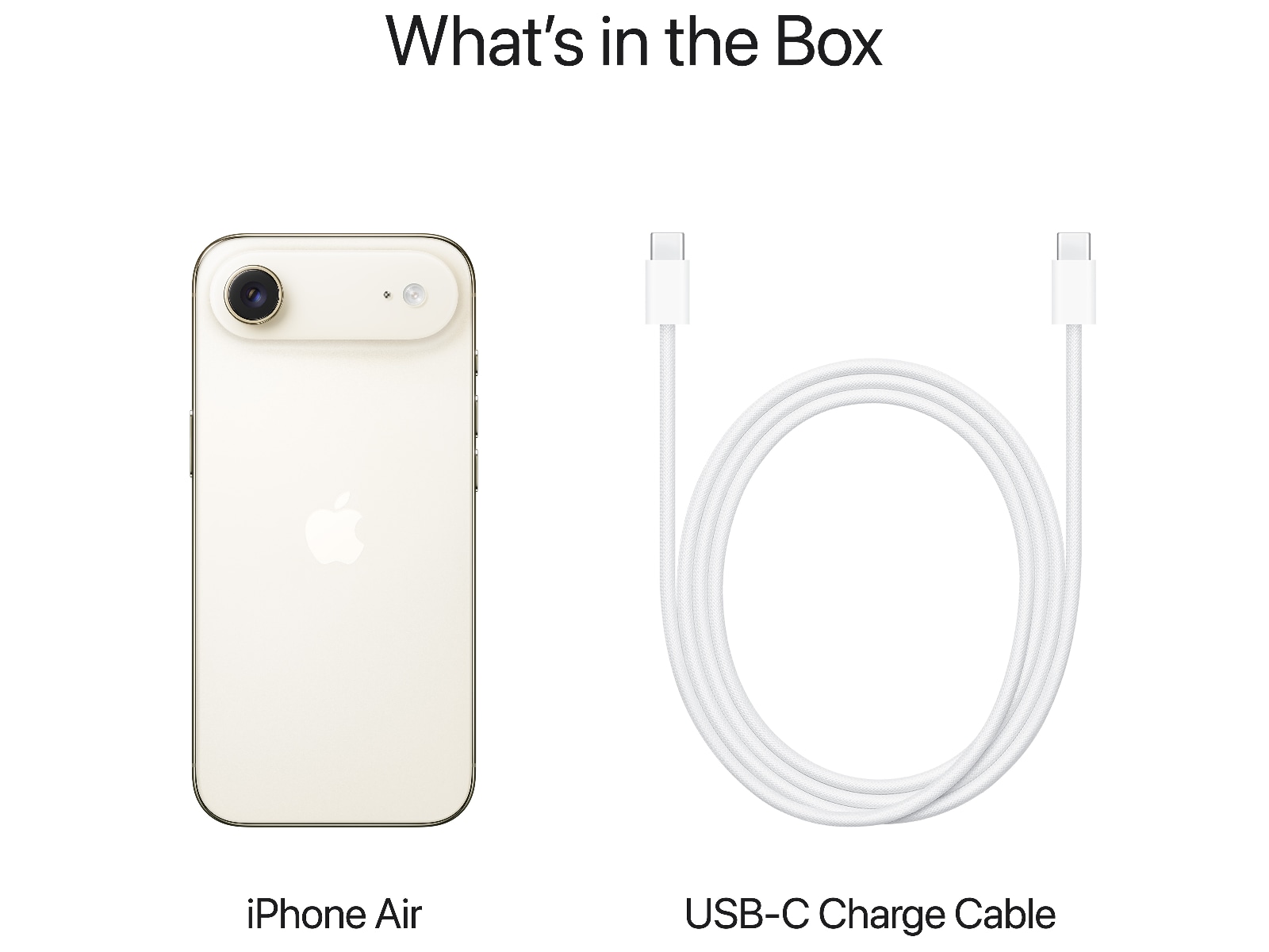 iPhone Air 256GB (ljust guld) Mobiltelefoner