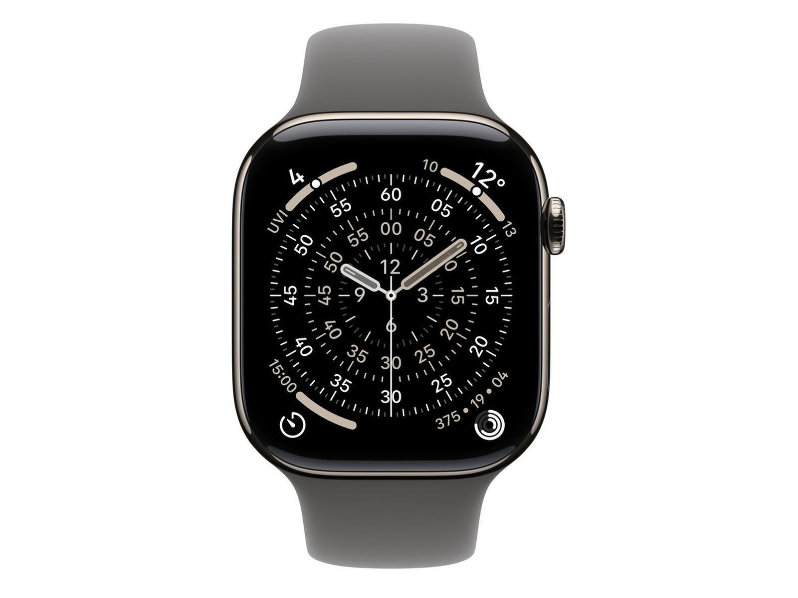 Apple Watch Series 11 GPS + LTE 42mm Titan (naturlig) Smartwatches