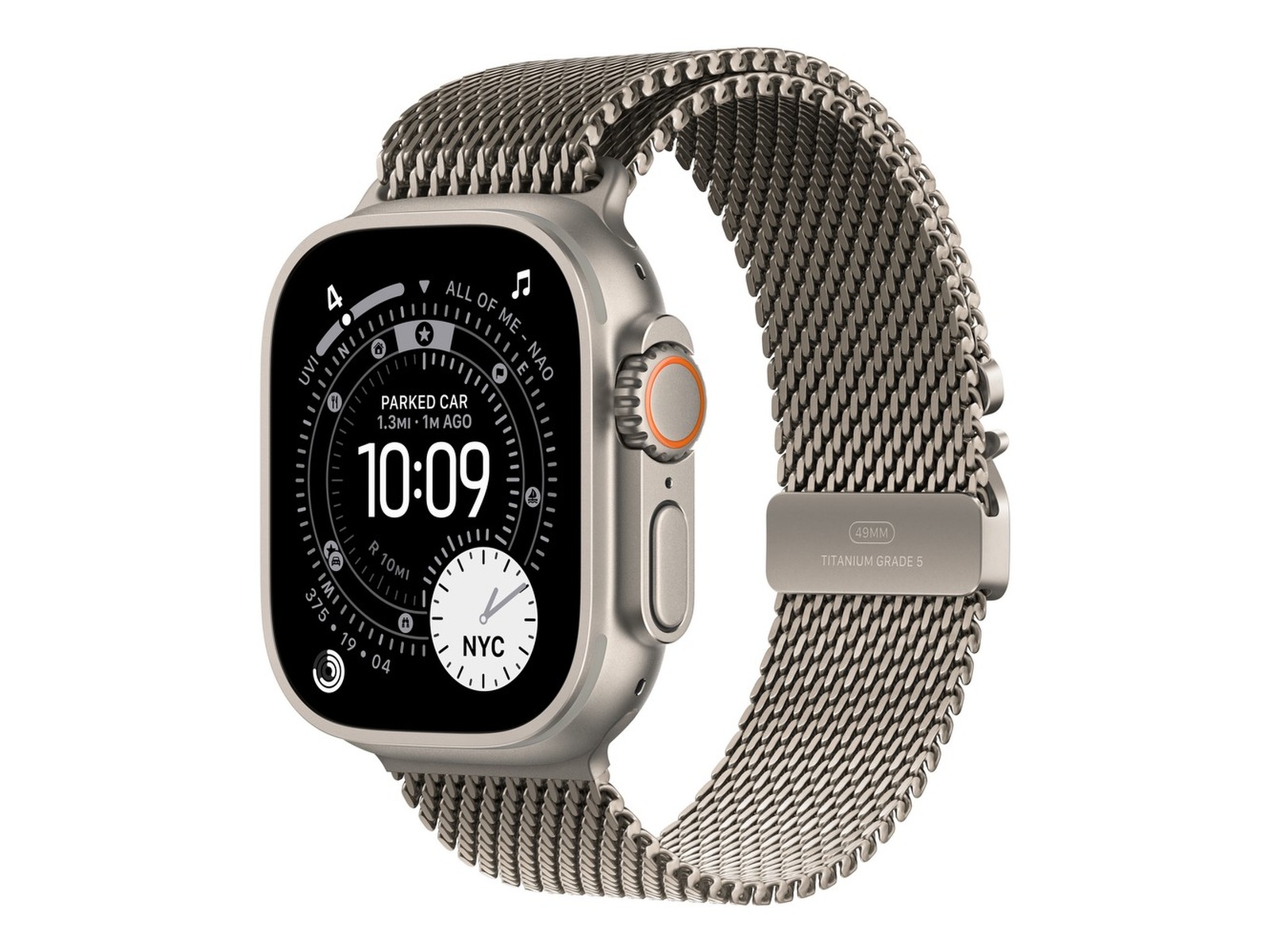 Apple Watch Ultra 3 49mm GPS + LTE Titan (naturlig) Smartwatches
