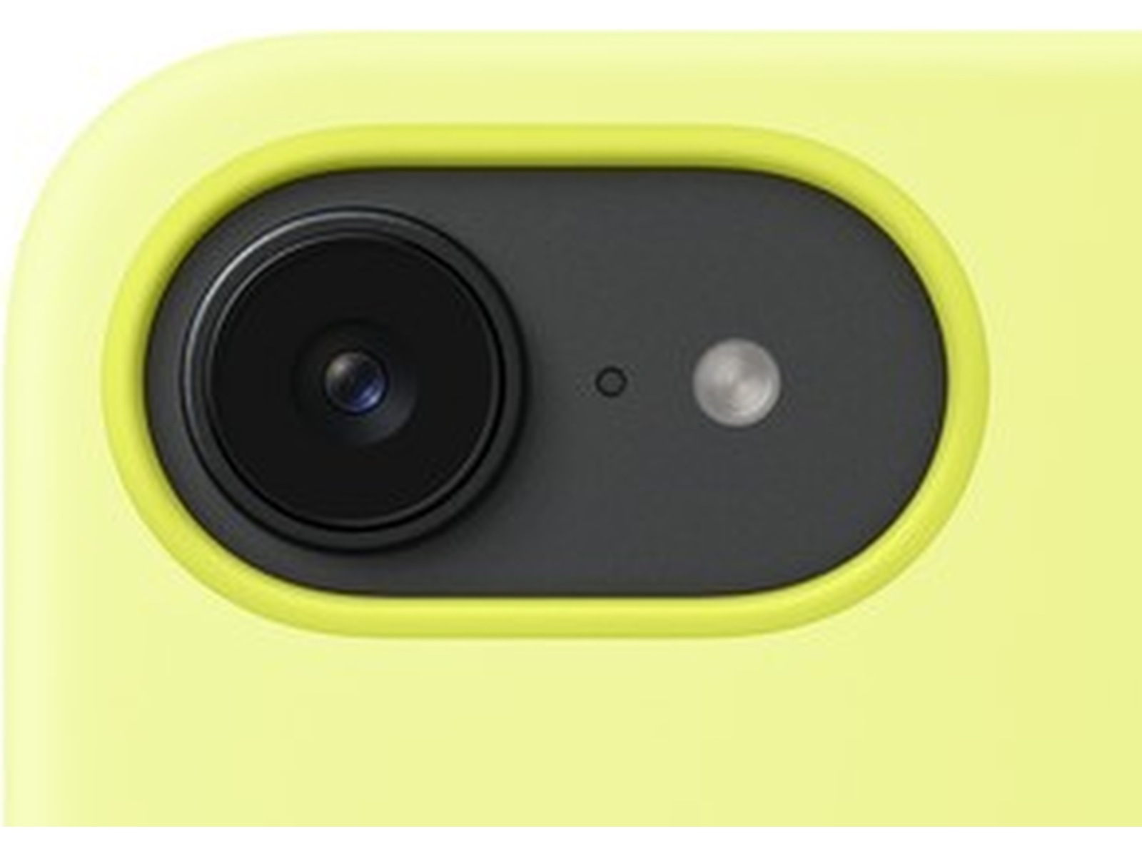 Apple iPhone 16e silikonskal (neongul) Skydd