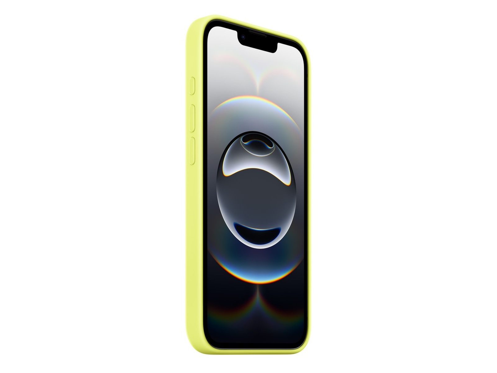 Apple iPhone 16e silikonskal (neongul) Skydd