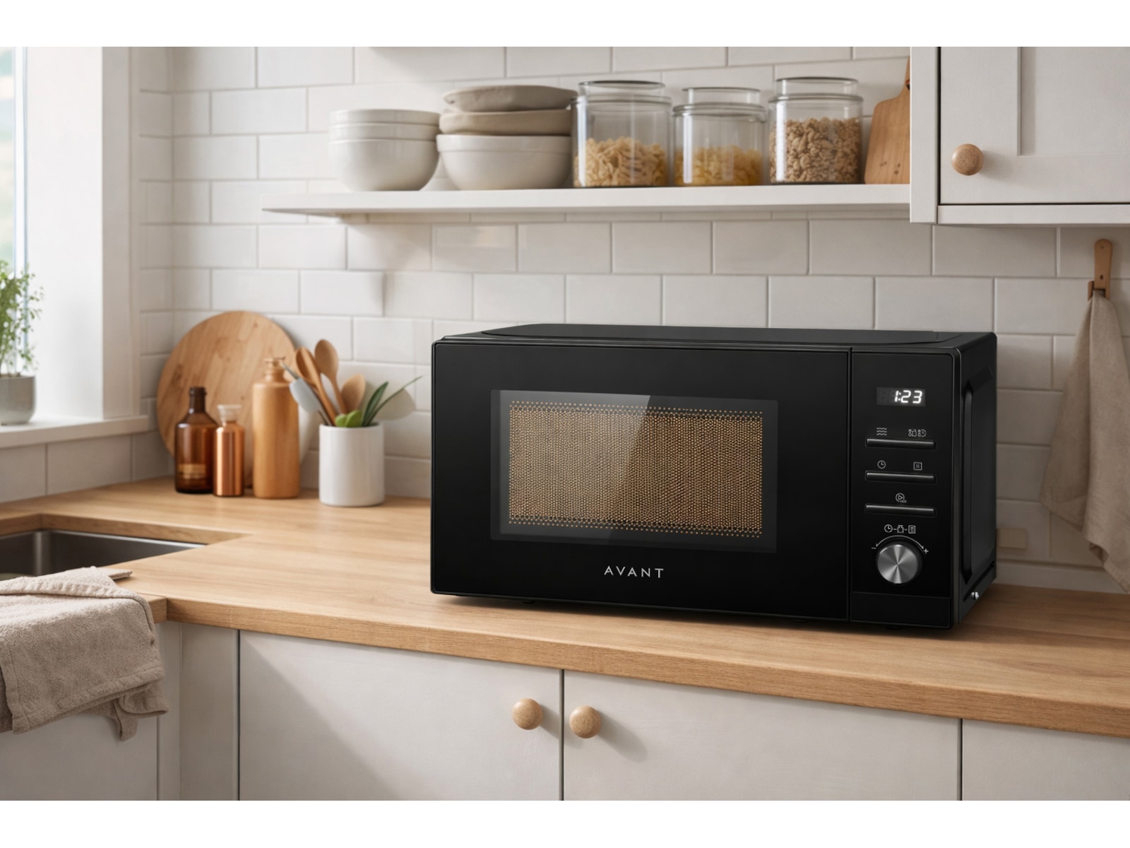 Avant Mikrovågsugn 800W 20L 8 Program Mikrovågsugn