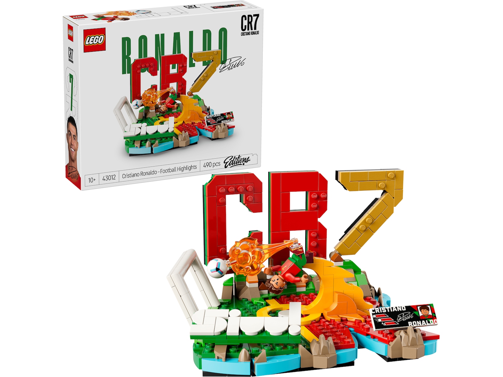 LEGO Editions Sports Cristiano Ronaldo fotbollshöjdpunkter 43012 LEGO