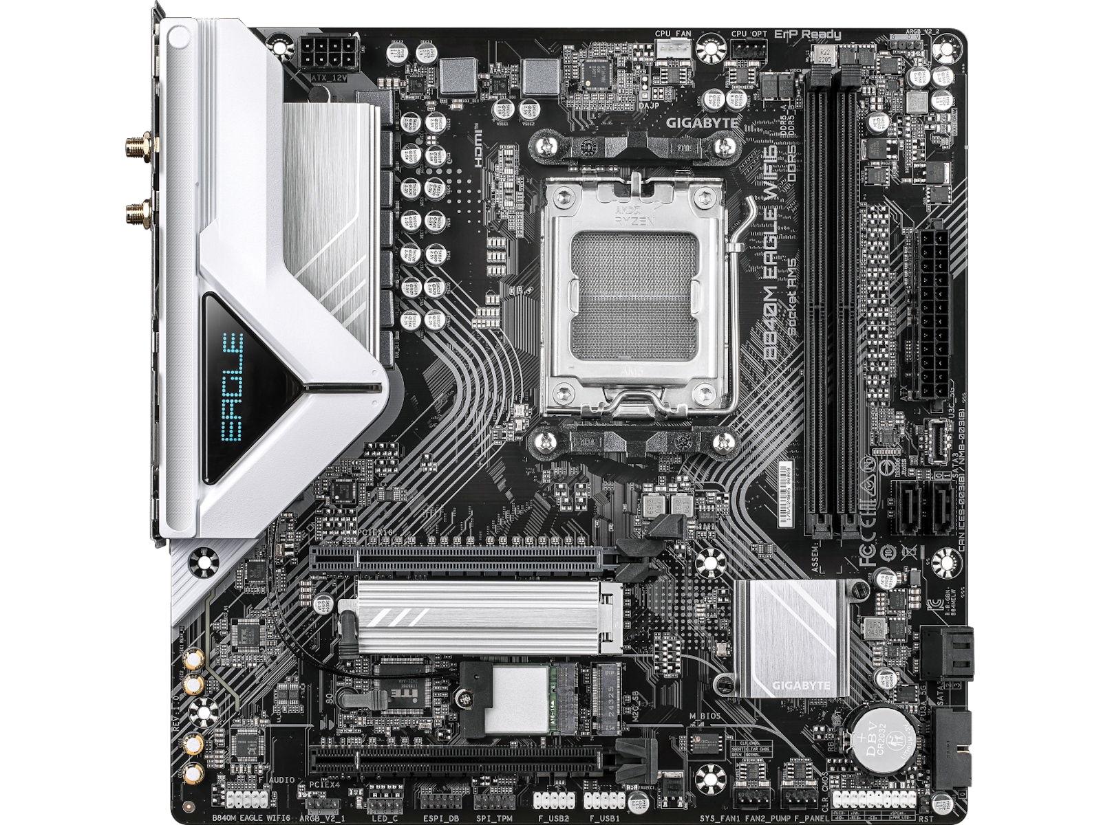 Gigabyte B840M EAGLE WIFI6 Moderkort -B-Grade Demo moderkort